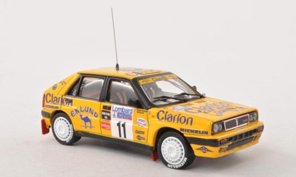 Lancia Delta 1/43 Vitesse Integrale No.11 Clarion RAC Rally 1989 /B.Cederberg modelauto