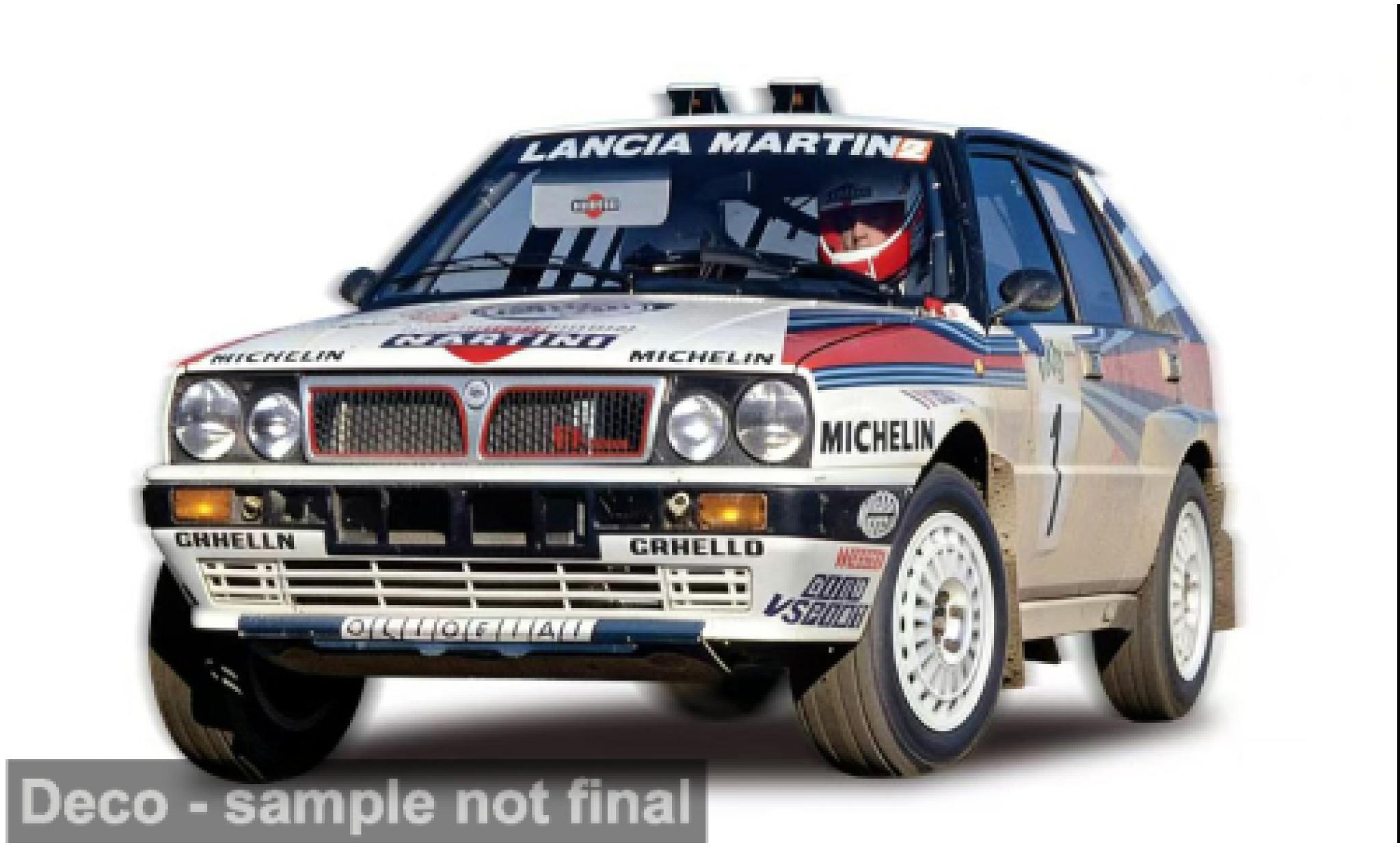 Lancia Delta 1/18 Sun Star Integrale Rally San Remo 1988 #1 M.Biasion/T.Siviero 1:18 modelauto