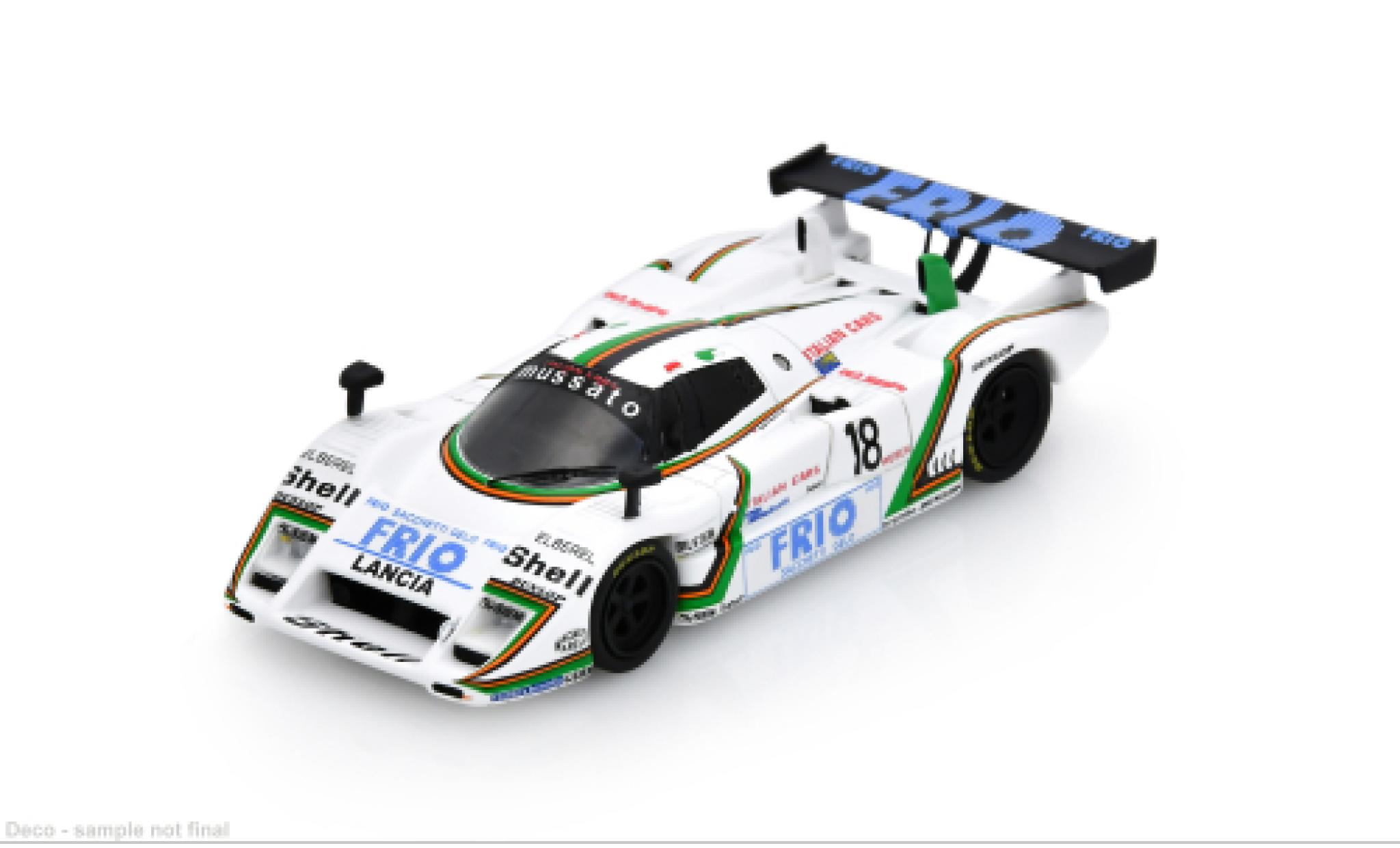Lancia LC2 1/43 Spark 500km Kyalami 1987 #18 F.Konrad/J-P.Frey 1:43 modelauto