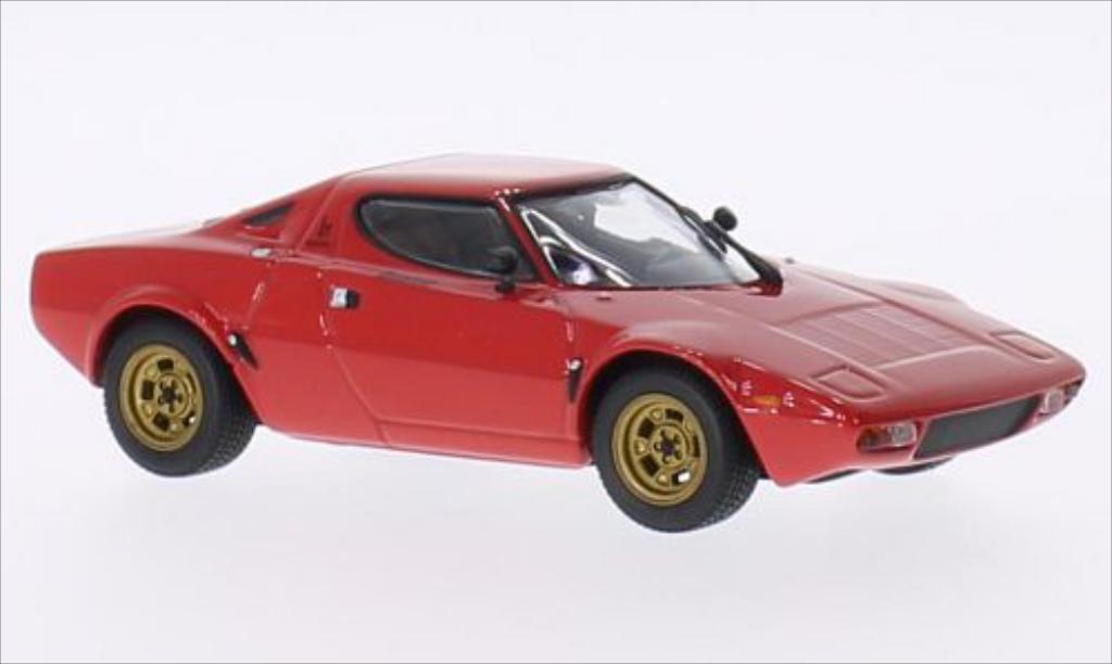 Lancia Stratos 1/43 Minichamps Stradale rood modelauto