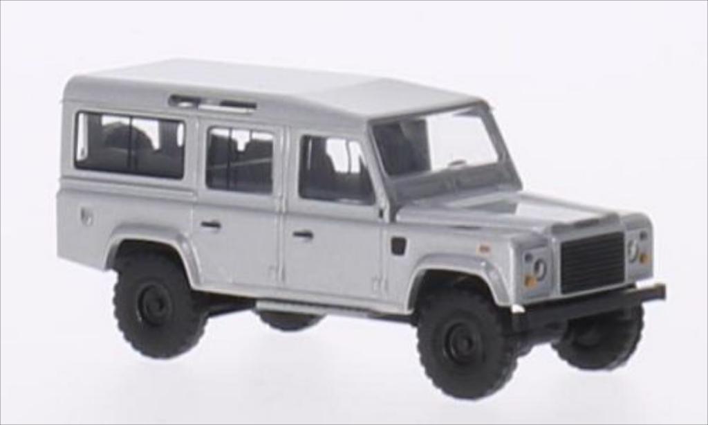 Land Rover Defender 1/87 Busch 110 Station Wagon grijs modelauto