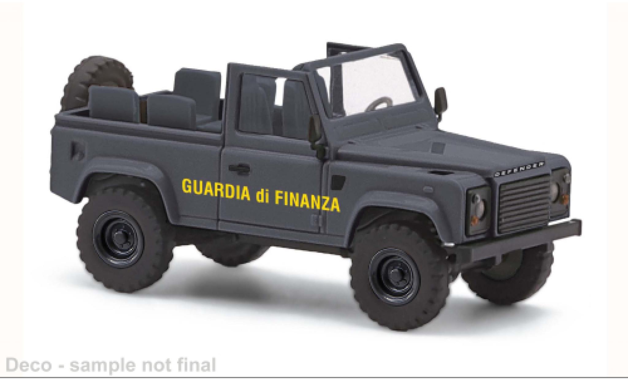 Land Rover Defender 1/87 Busch 90 1983 Guardia di Finanza (I) 1:87 modelauto