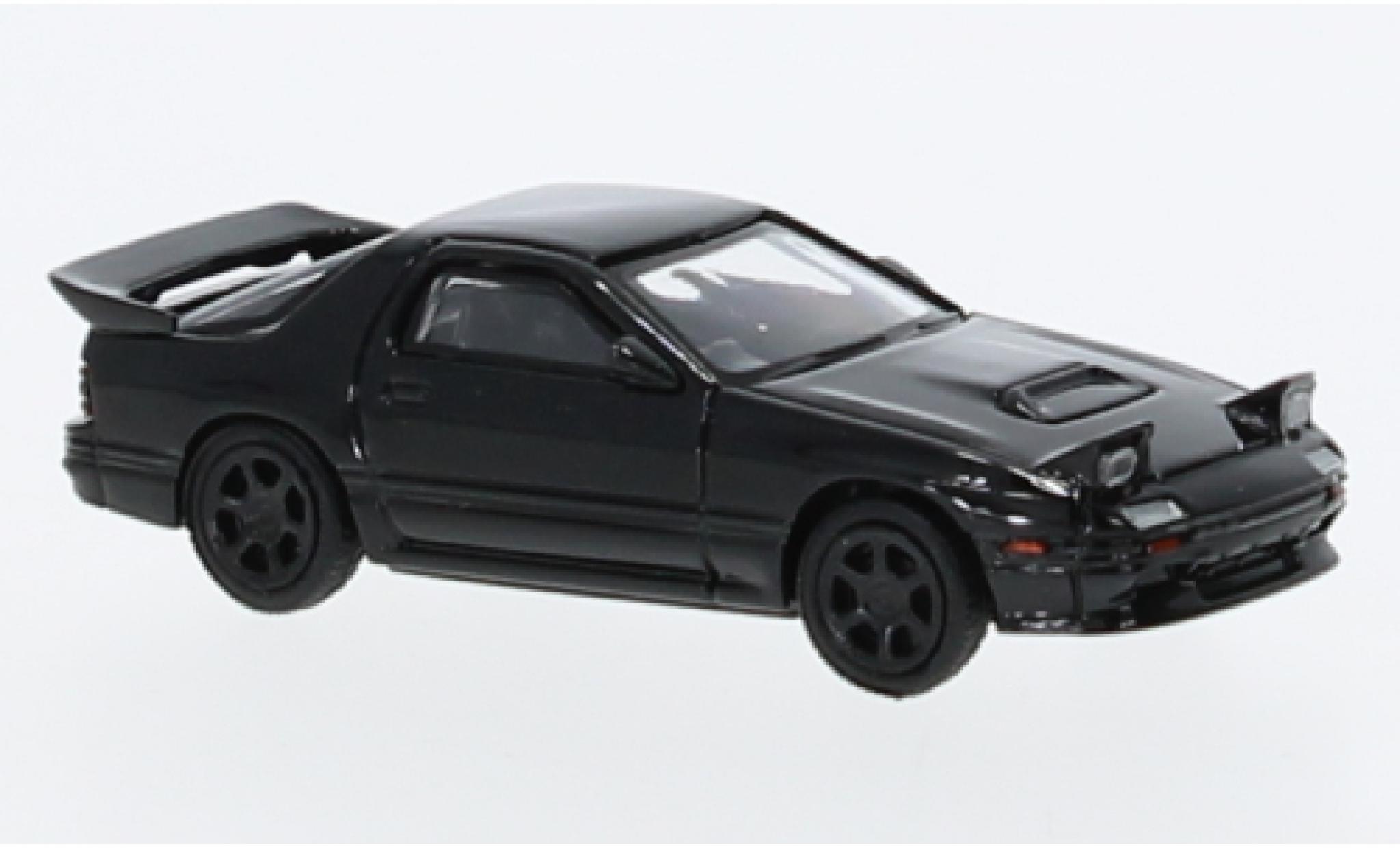 Mazda RX7 1/87 Lang Feng Model (FC3S) zwart 1:87 modelauto