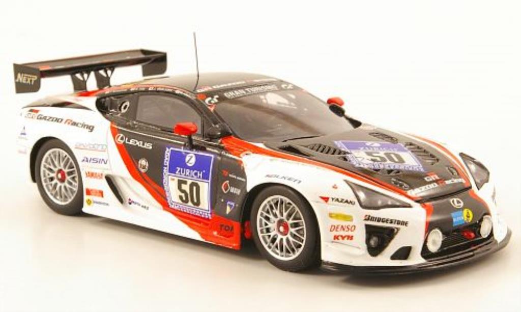 Lexus LFA 1/43 Ebbro No.50 Gazoo Racing 24h Nurburgring 2010 / K.Oshima modelauto