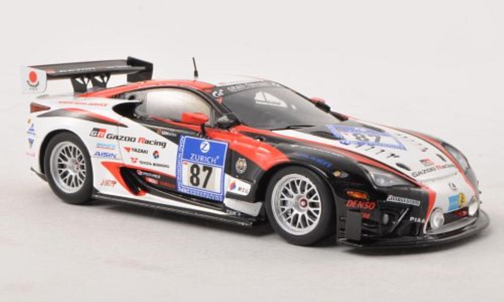Lexus LFA 1/43 Ebbro No.87 Gazoo Racing 24h Nurburgring 2011 /A.Lotterer modelauto