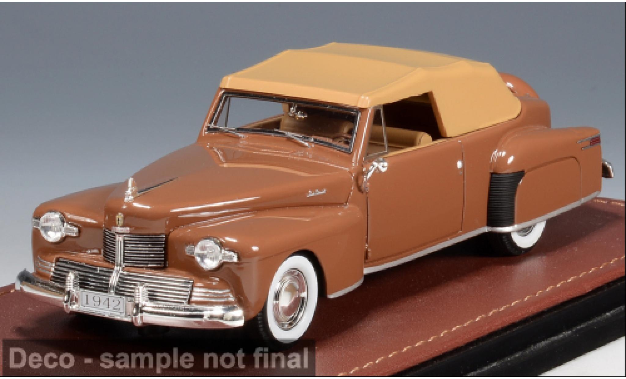 Lincoln Continental 1/43 GLM beige 1942 1:43 modelauto