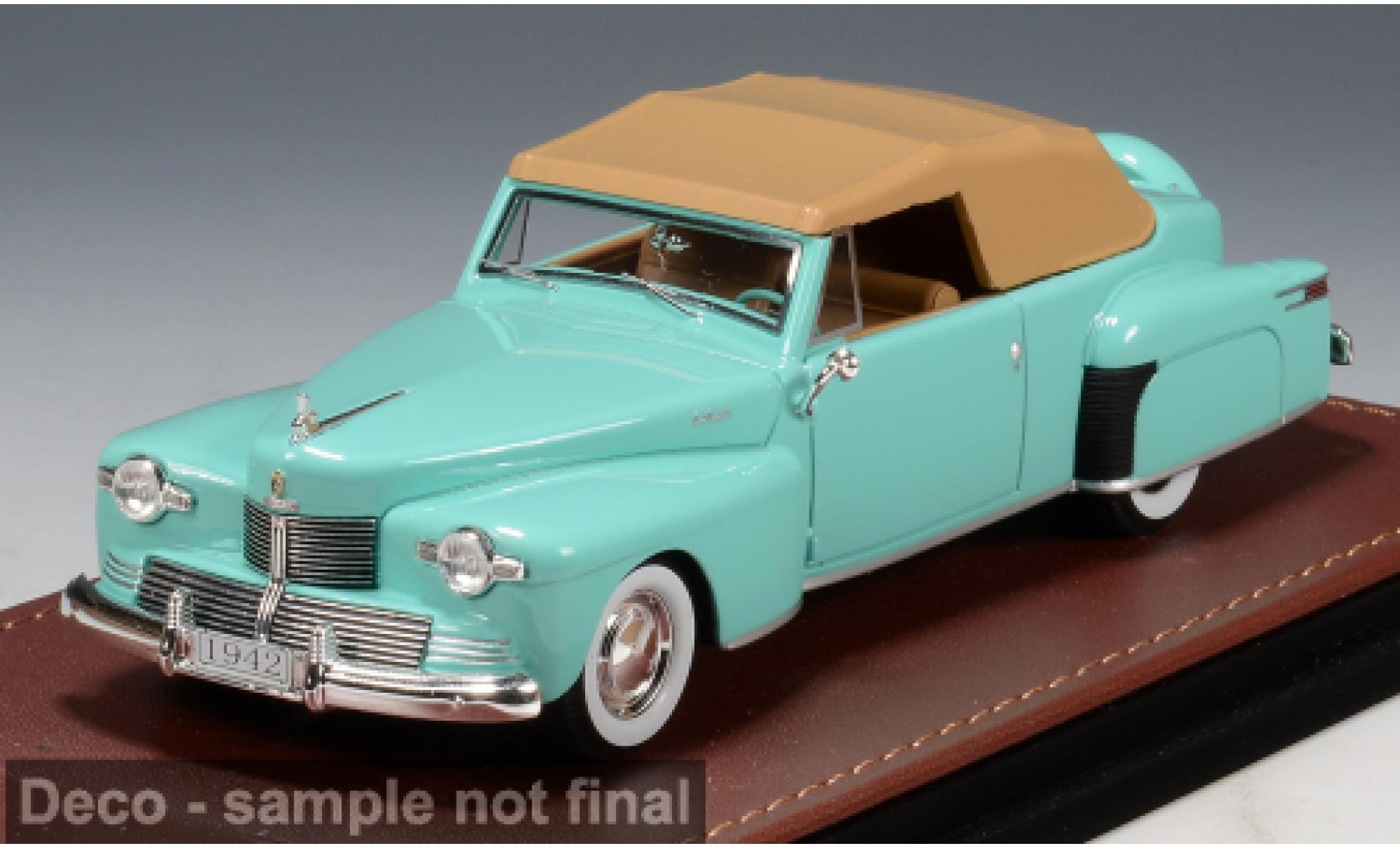 Lincoln Continental 1/43 GLM turquoise 1942 1:43 modelauto