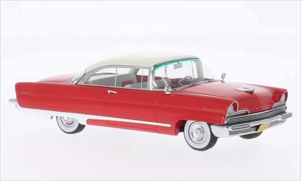 Lincoln Premiere 1/43 Neo Hardtop Coupe rood/beige 1956 modelauto