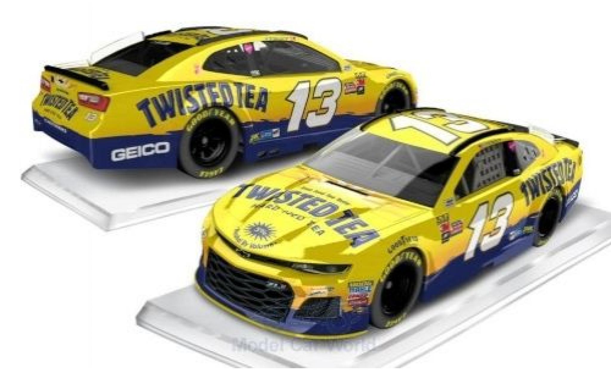 Chevrolet Camaro 1/64 Lionel Racing No.13 GermainRacing Twisted Tea Nascar 2018 T.Dillon modelauto