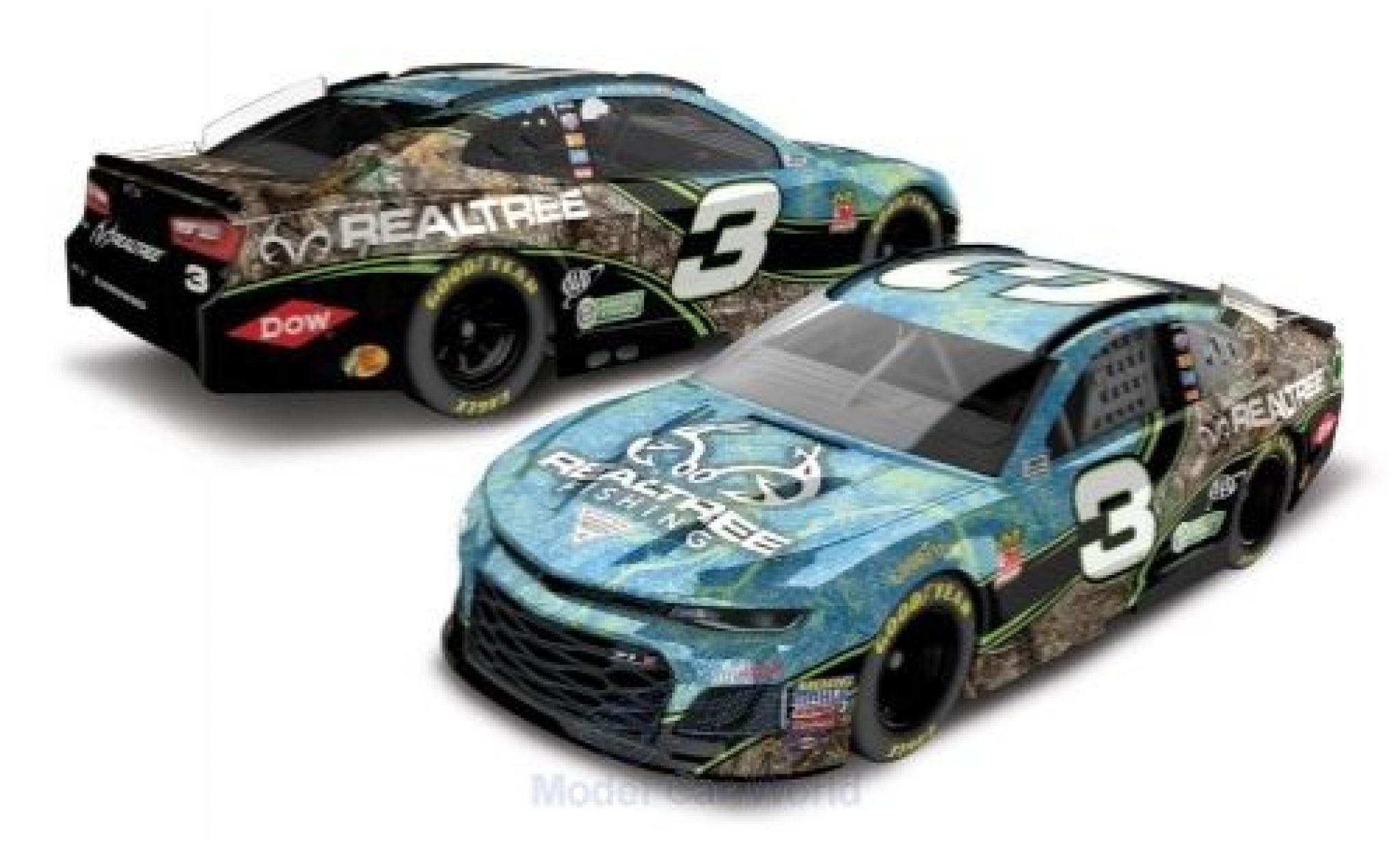 Chevrolet Camaro 1/64 Lionel Racing No.3 Richard Childress Racing Realtree Nascar 2018 A.Dillon modelauto