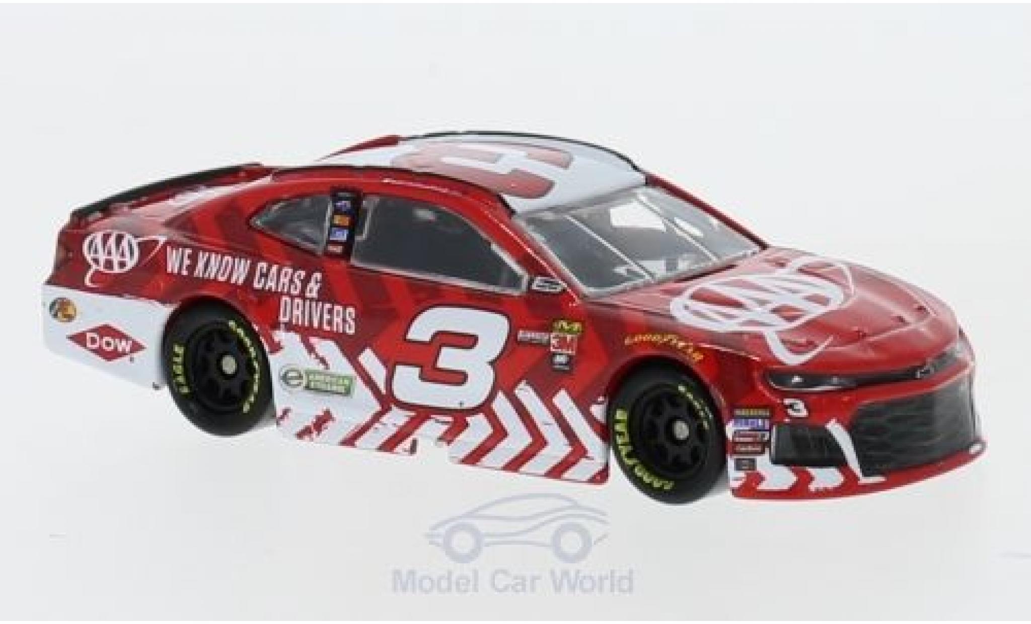 Chevrolet Camaro 1/64 Lionel Racing ZL1 No.3 Richard Childress Racing AAA Nascar 2018 A.Dillon modelauto