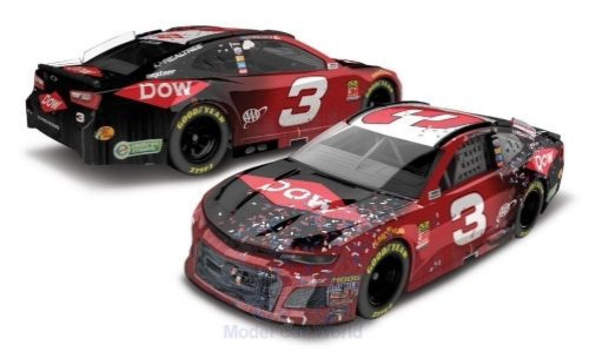 Chevrolet Camaro 1/64 Lionel Racing ZL1 No.3 Richard Childress Racing Dow Nascar 2018 Daytona 500 Win A.Dillon modelauto