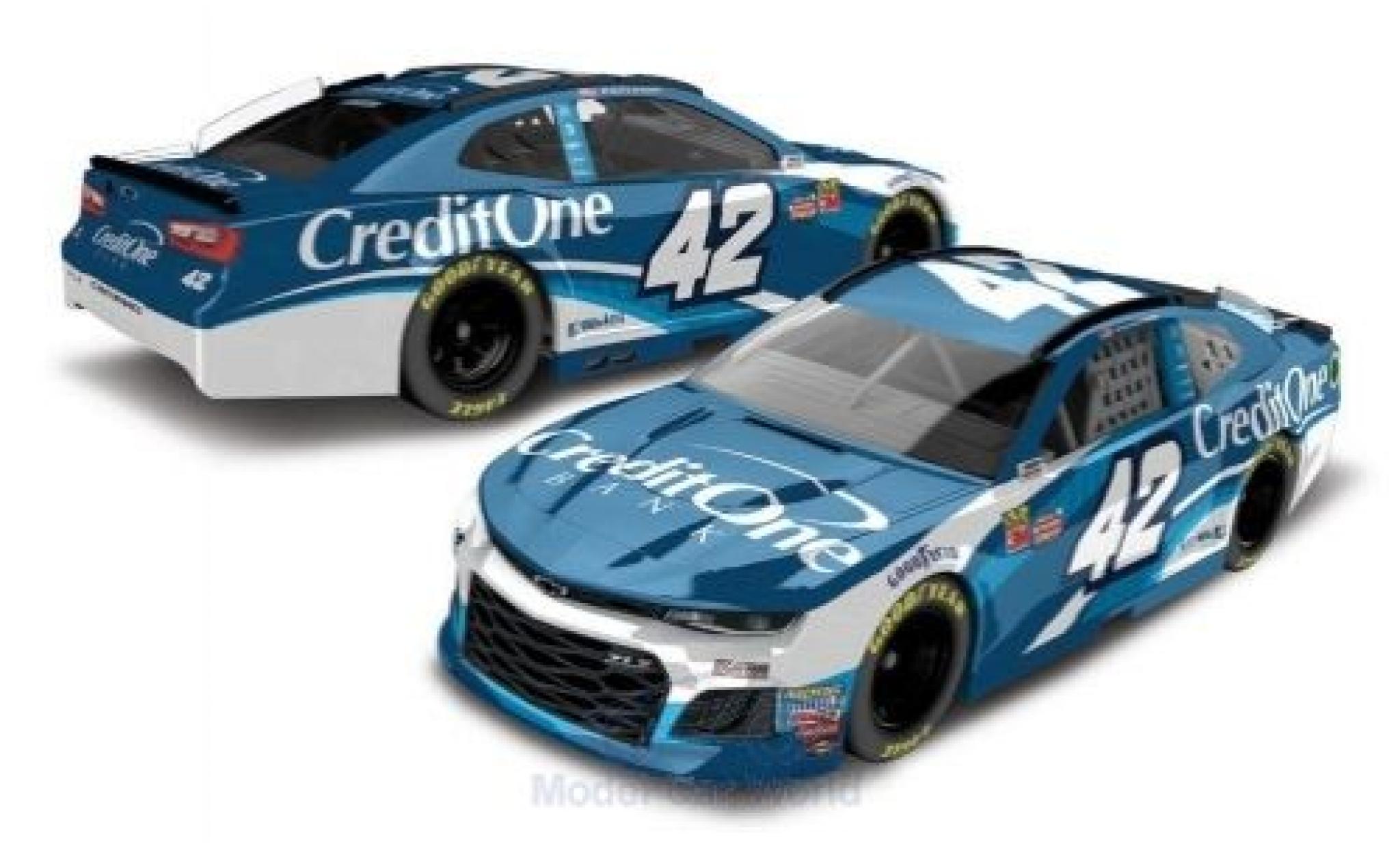 Chevrolet Camaro 1/64 Lionel Racing ZL1 No.42 Chip Ganassi Racing CreditOne Bank Nascar 2018 K.Larson modelauto