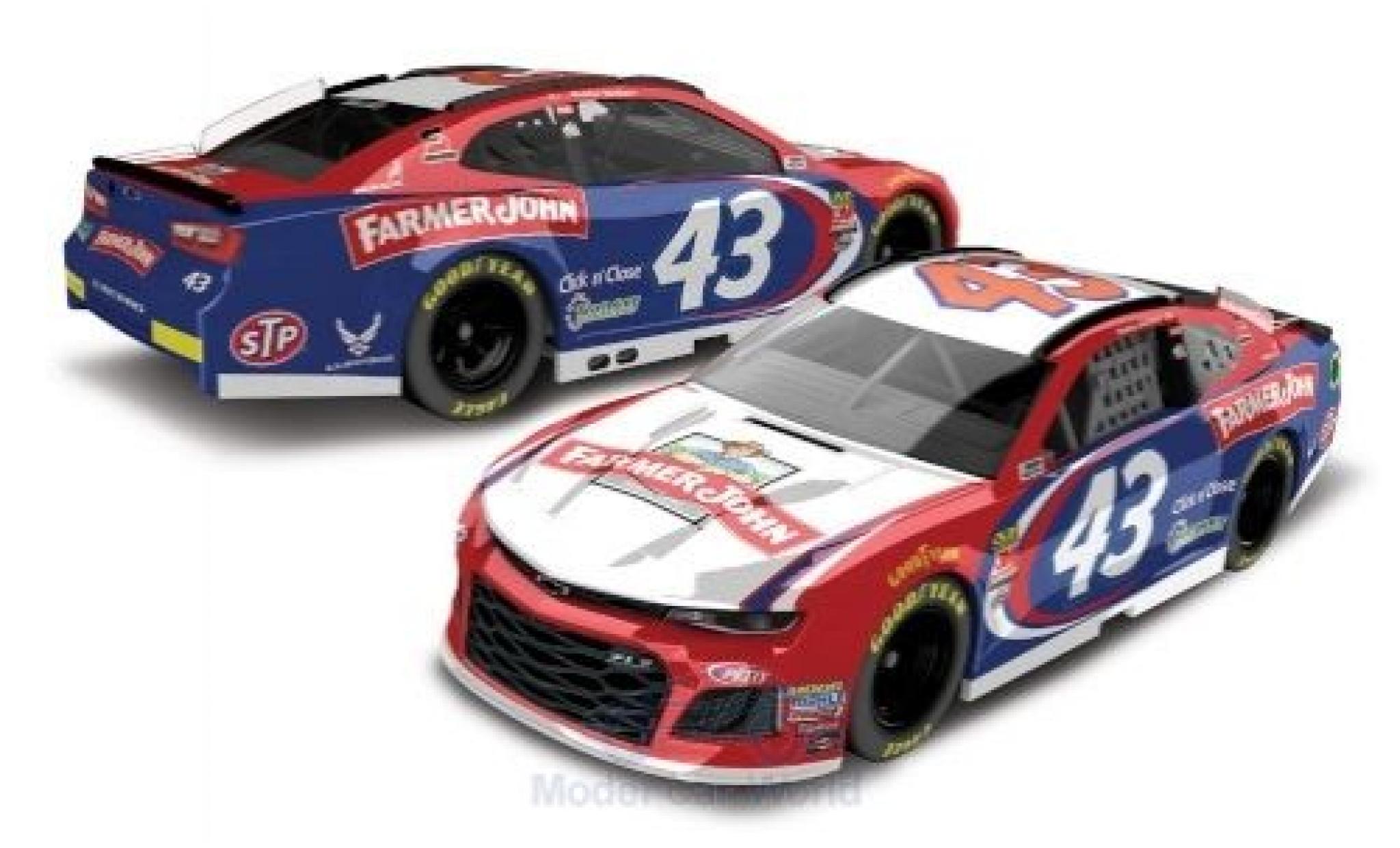Chevrolet Camaro 1/64 Lionel Racing ZL1 No.43 Richard Petty Motorsports Farmer John Nascar 2018 D.Wallace Jr. modelauto