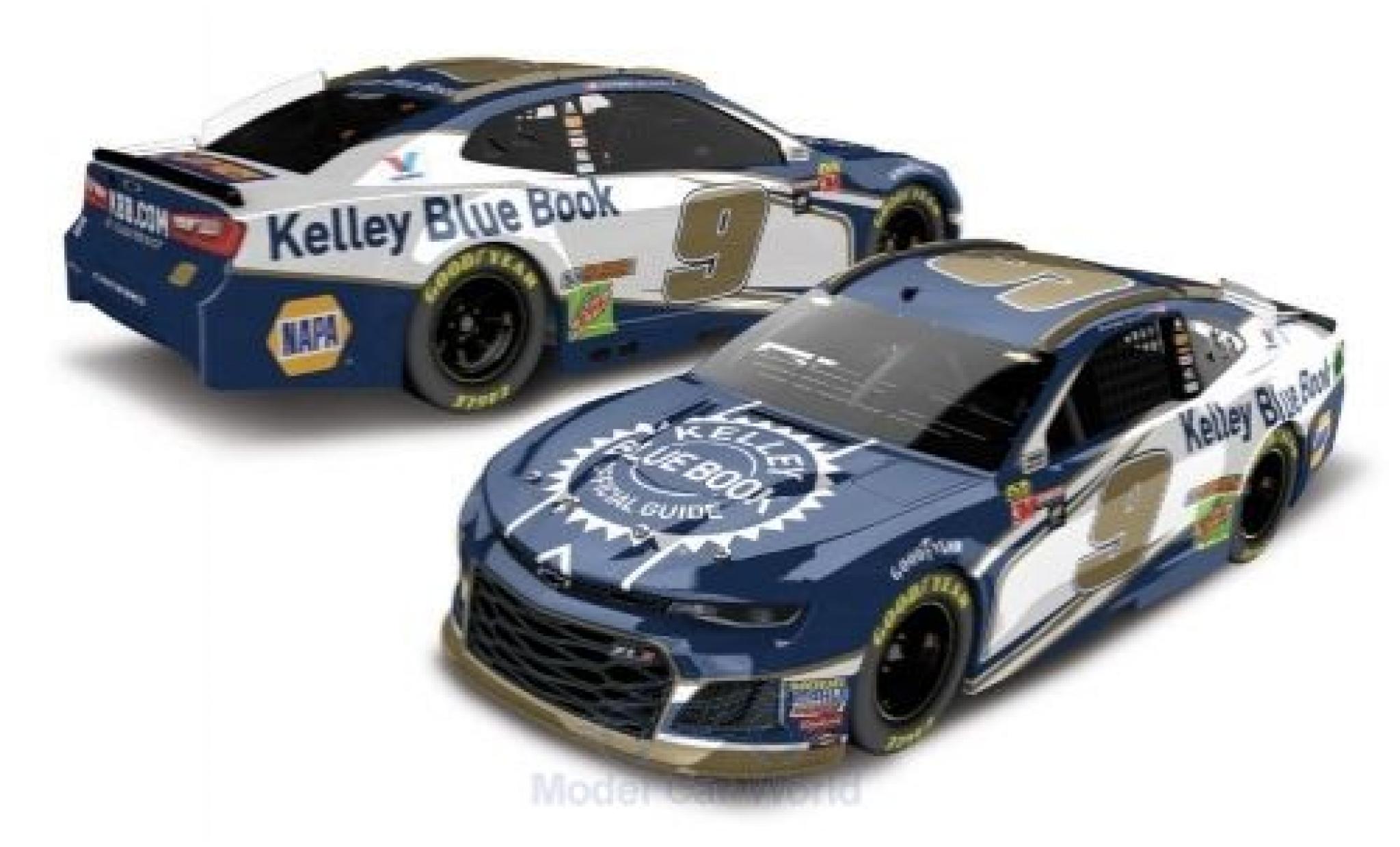 Chevrolet Camaro 1/64 Lionel Racing ZL1 No.9 Hendrick Motorsports Kelley Blue Book Nascar 2018 C.Elliott modelauto