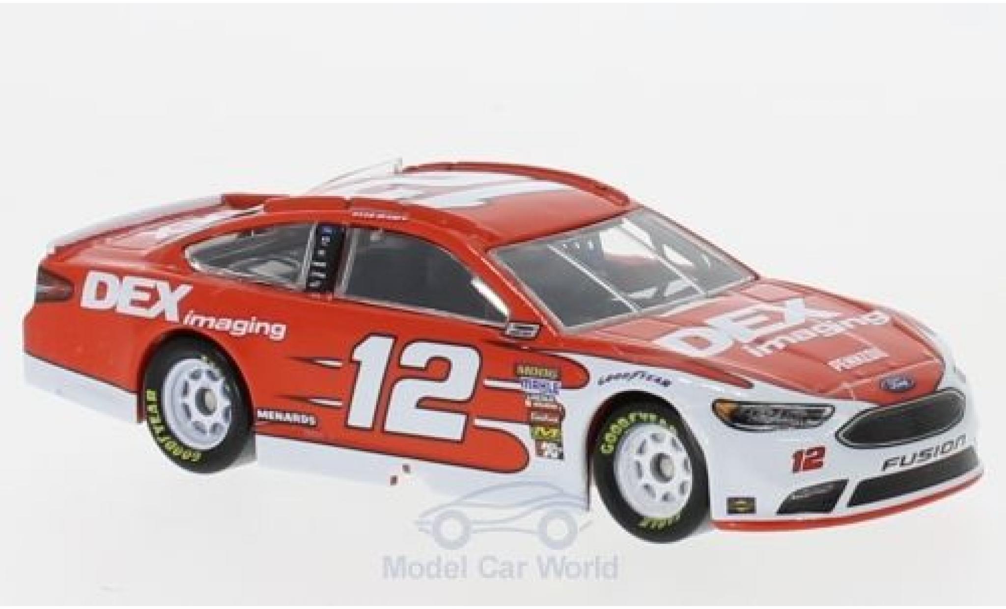 Ford Fusion 1/64 Lionel Racing No.12 Team Penske DEX Imaging Nascar 2018 R.Blaney modelauto