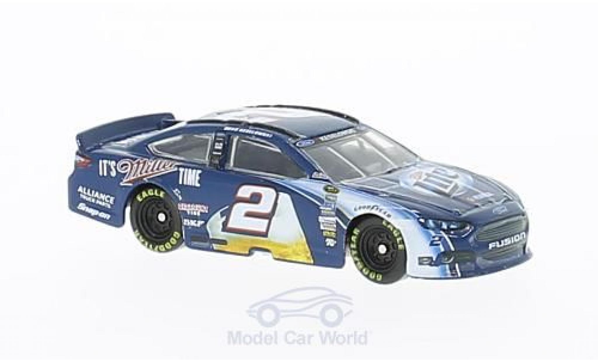 Ford Fusion 1/64 Lionel Racing No.2 Team Penske Miller Lite Nascar 2014 B.Keselowski modelauto