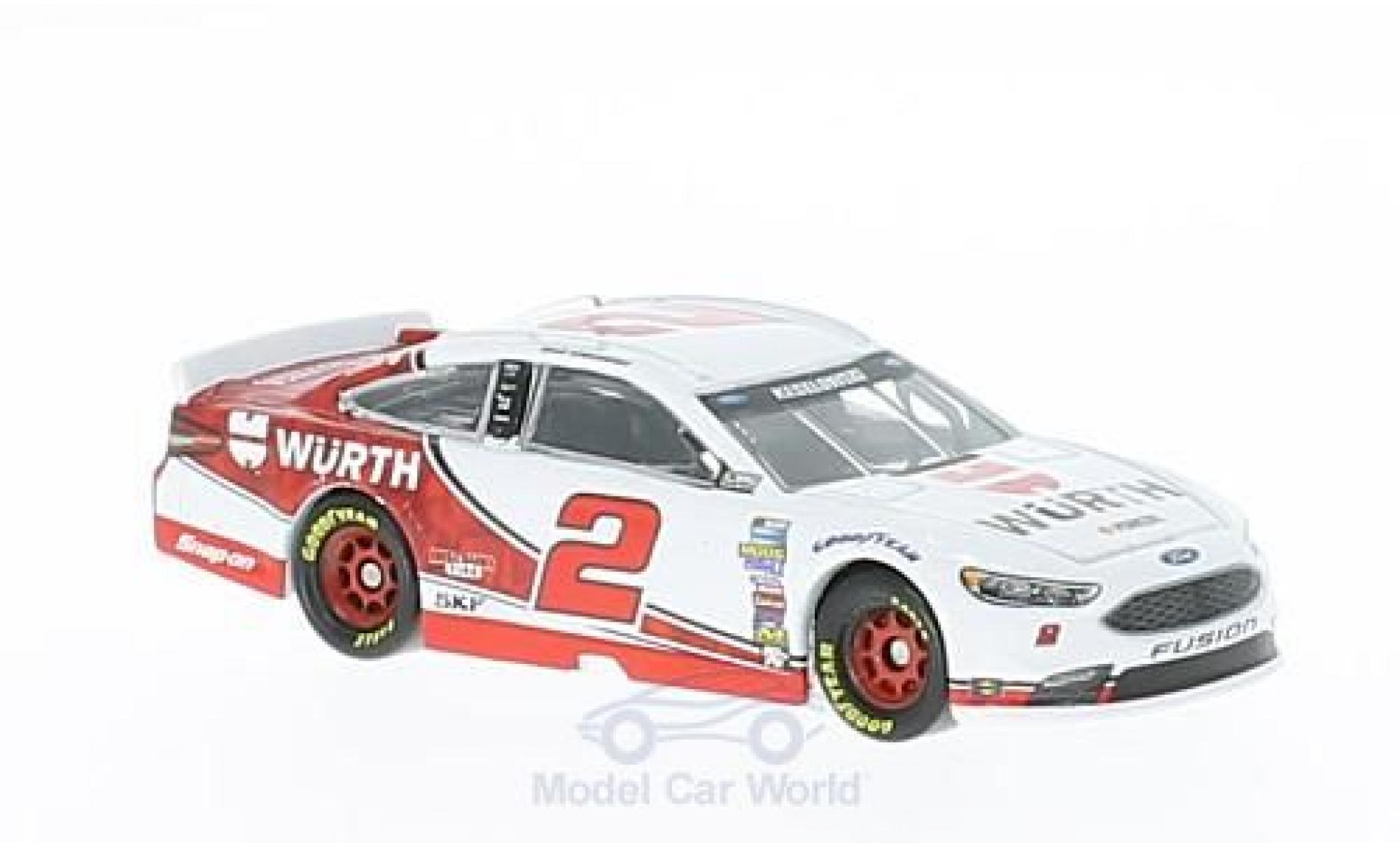 Ford Fusion 1/64 Lionel Racing No.2 Team Penske W&uuml;rth Nascar 2017 B.Keselowski ohne Vitrine modelauto
