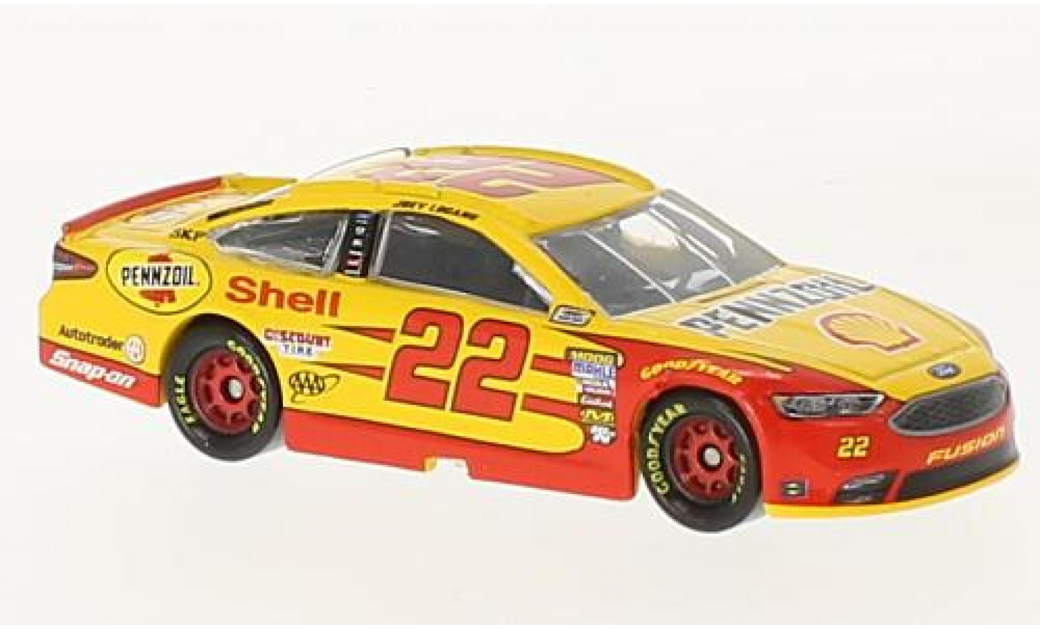 Ford Fusion 1/64 Lionel Racing No.22 Team Penske S Pennzoil Nascar 2018 J.Logano sans Vitrine modelauto