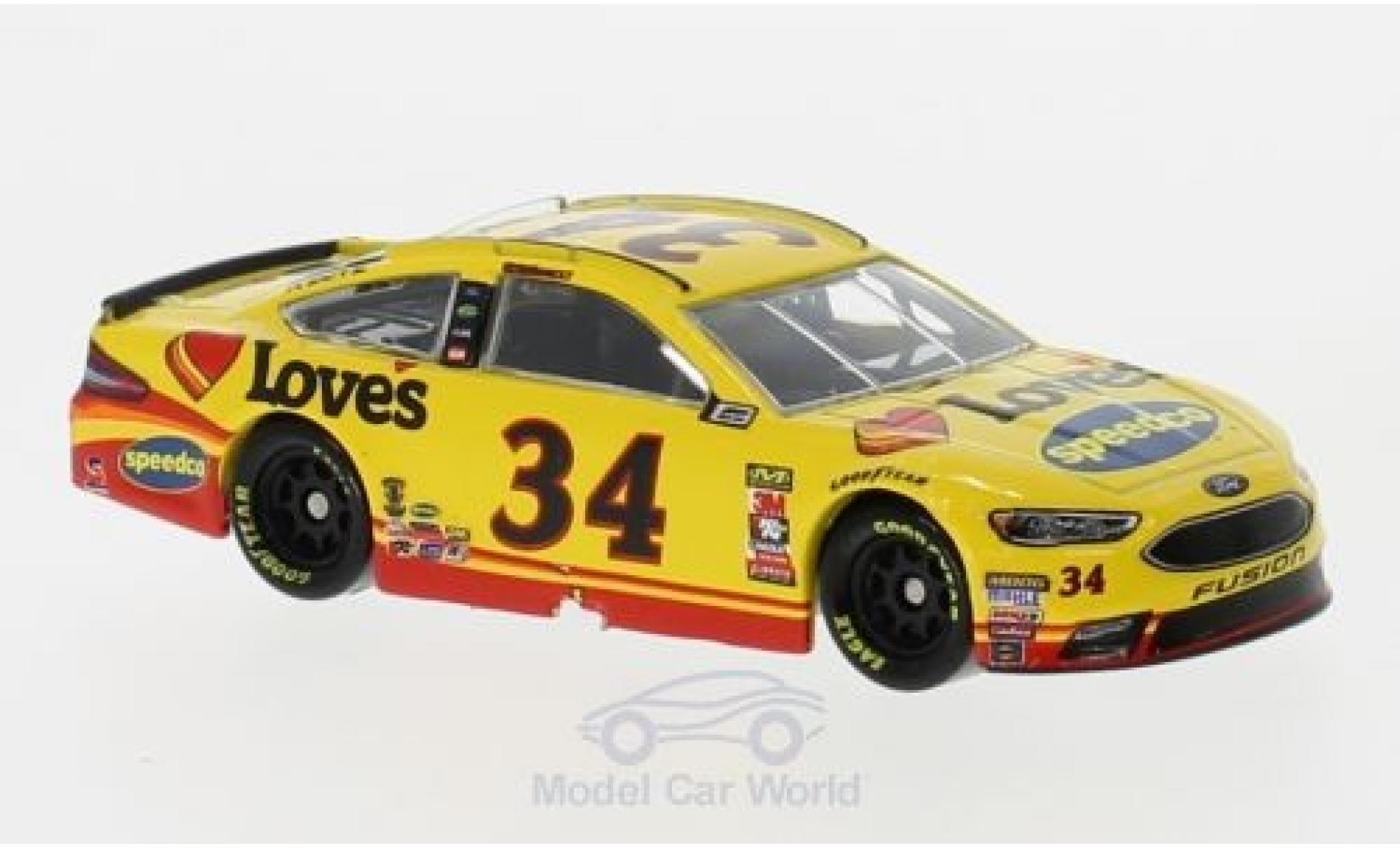 Ford Fusion 1/64 Lionel Racing No.34 FrontRow Motorsports Loves Nascar 2018 M.McDowell modelauto