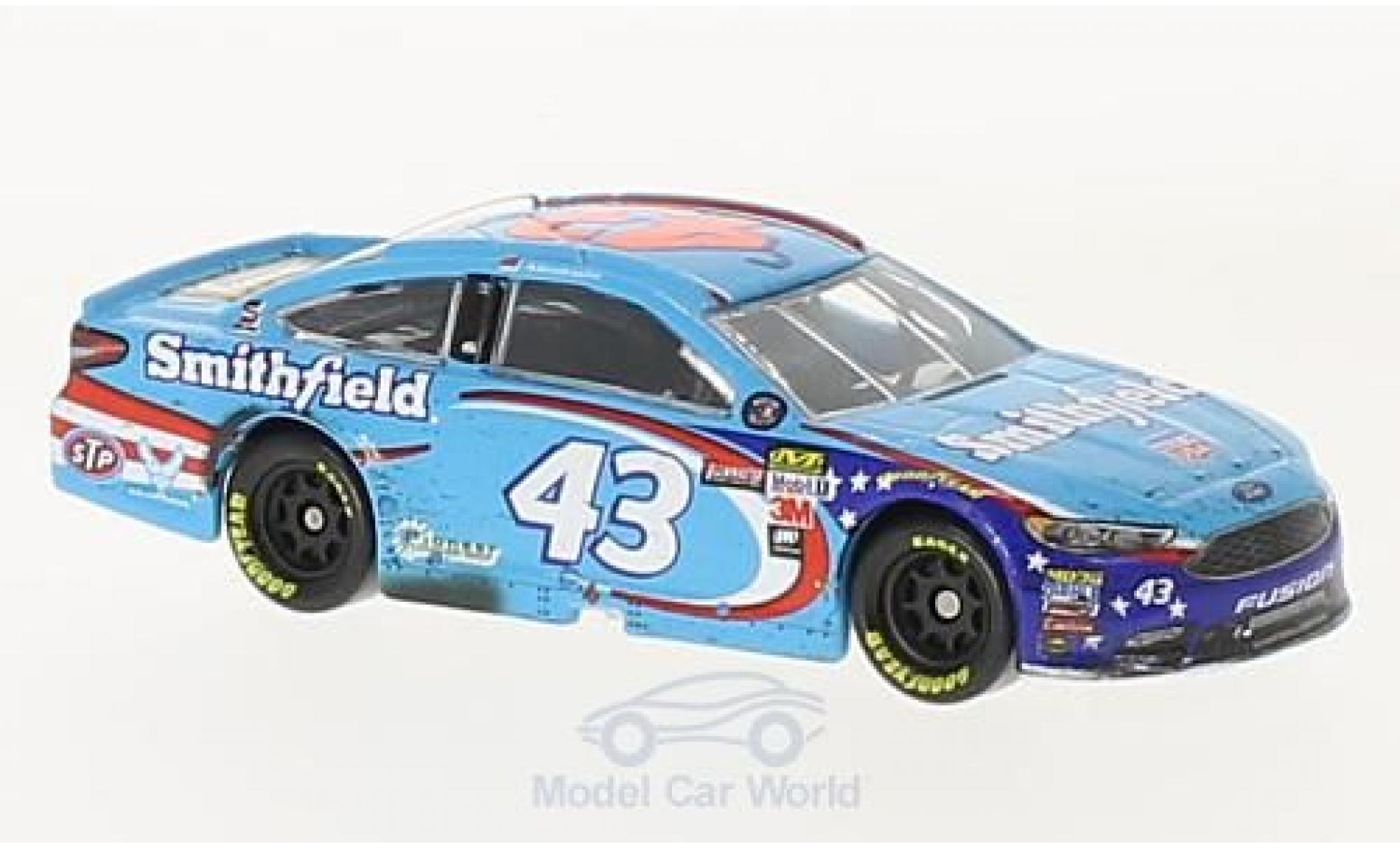Ford Fusion 1/64 Lionel Racing No.43 Richard Petty Motorsports Smithfield 1st Start Nascar 2017 B.Wallace ohne Vitrine modelauto