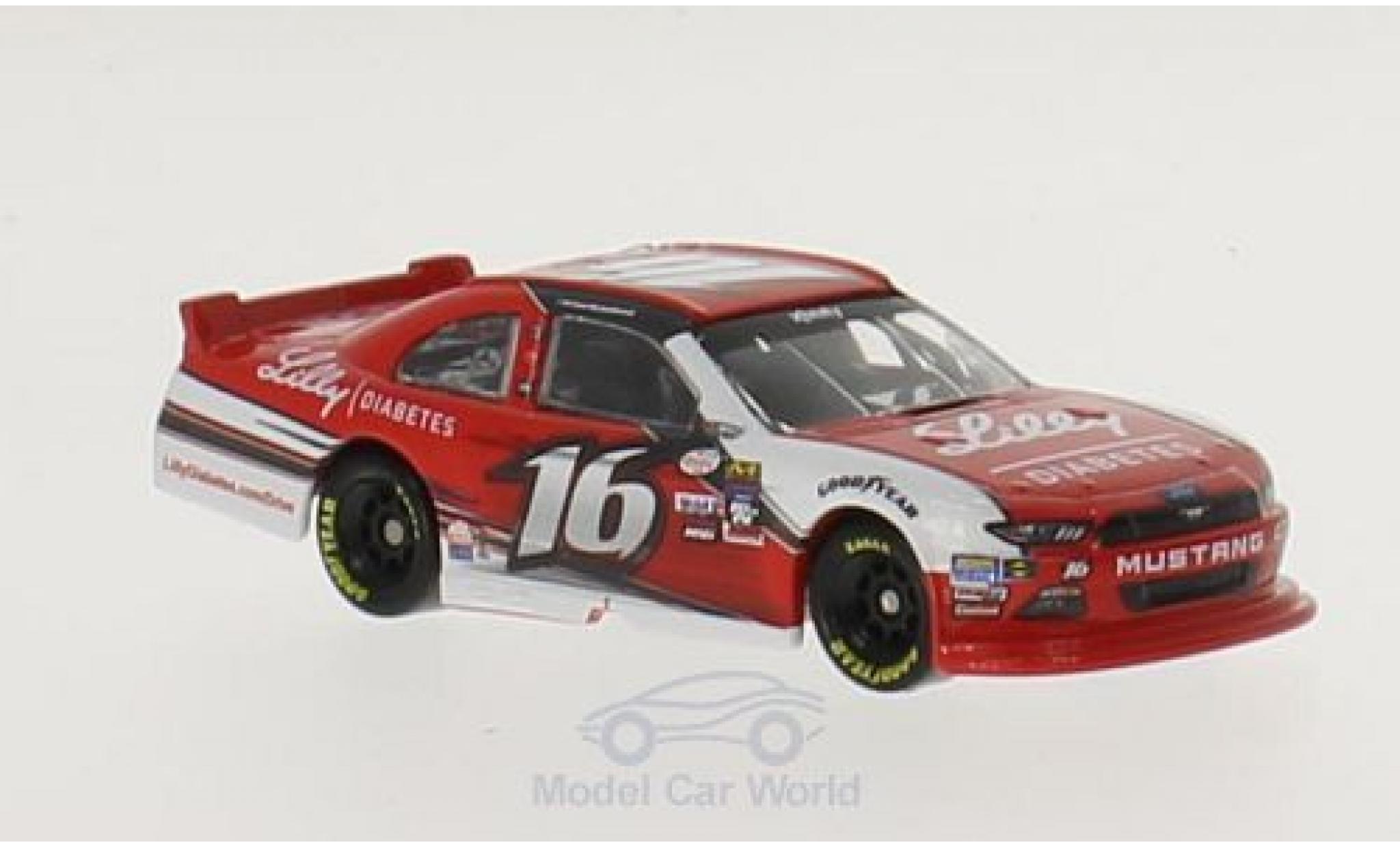 Ford Mustang 1/64 Lionel Racing No.16 Roush Fenway Racing Lilly Diabetes Nascar Xfinity Series 2016 R.Reed modelauto