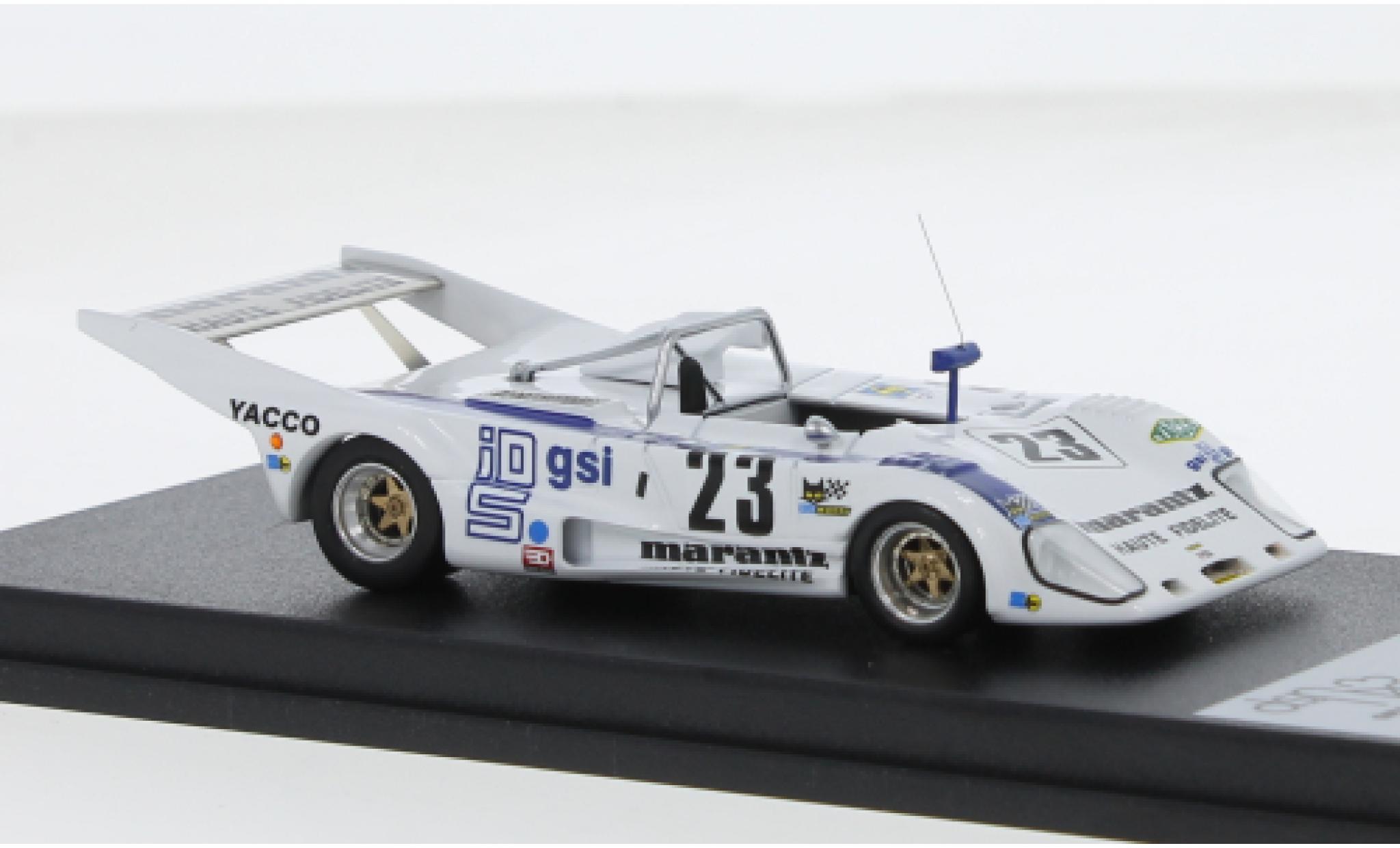 Lola T298 1/43 Trofeu 24h Le Mans 1980 #23 M.Dubois/F.Vetsch 1:43 modelauto