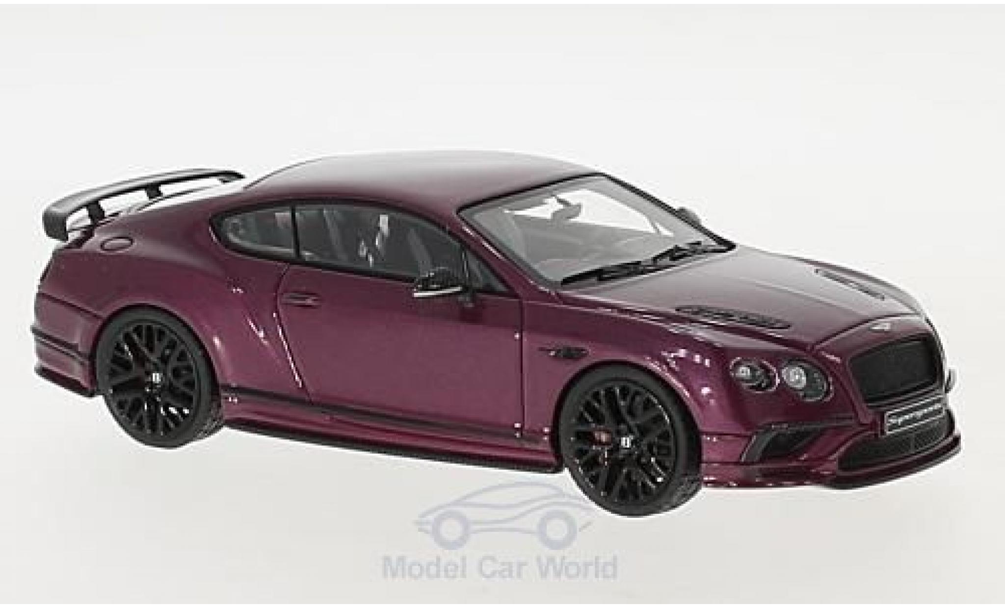 Bentley Continental 1/43 Look Smart Supersports metallic paarsee modelauto