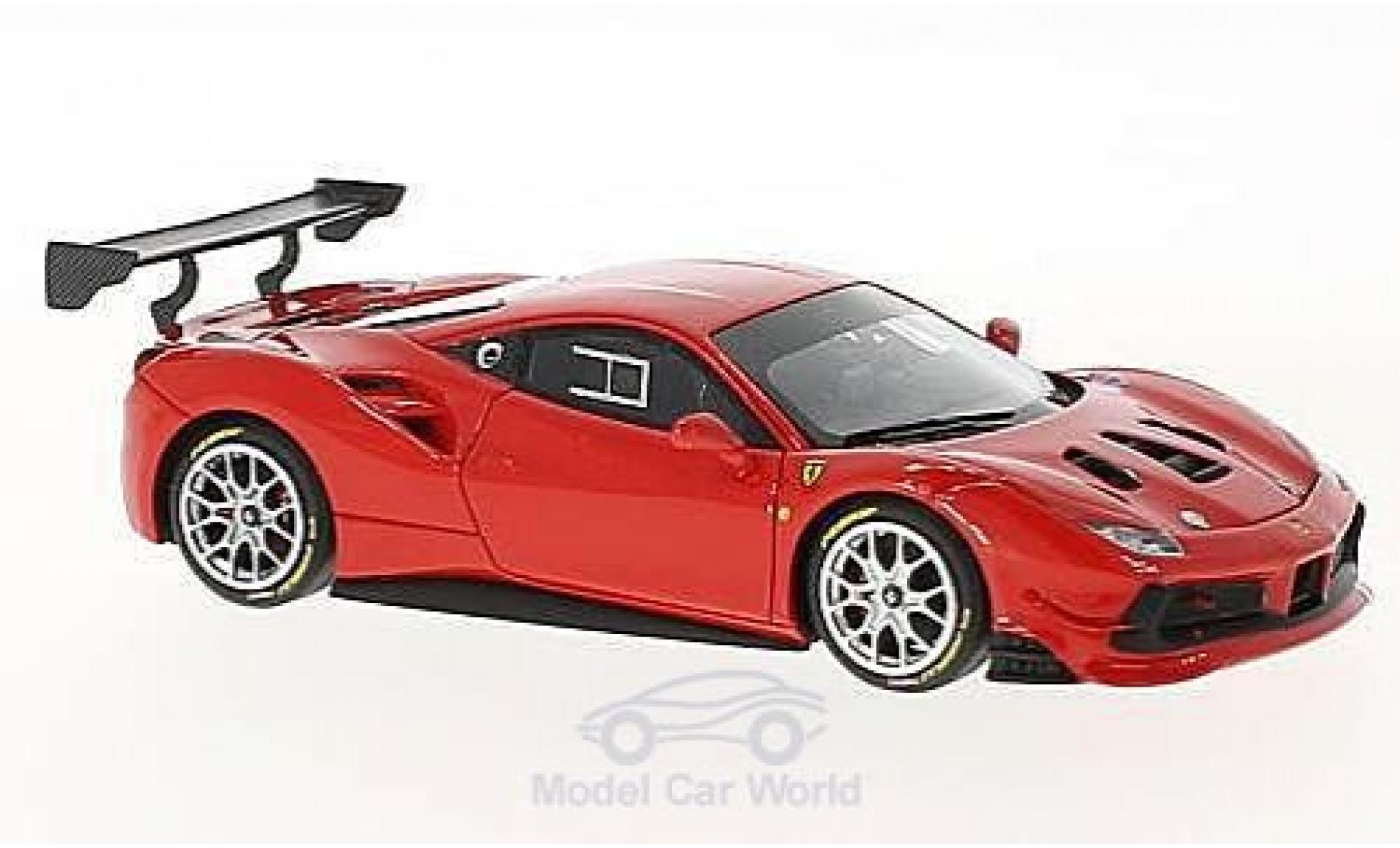 Ferrari 488 1/43 Look Smart Challenge rood modelauto