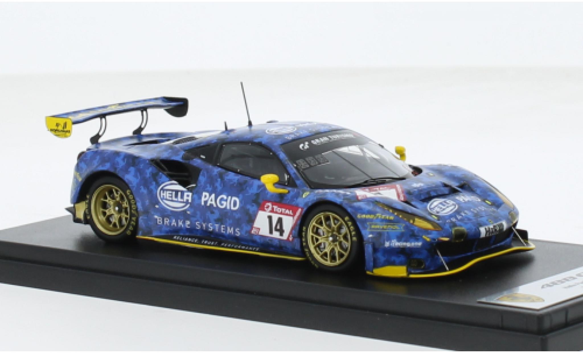 Ferrari 488 1/43 Look Smart GT3 EVO No.14 Hella Pagid - racing one 24h N&uuml;rburgring 2021 1:43 modelauto