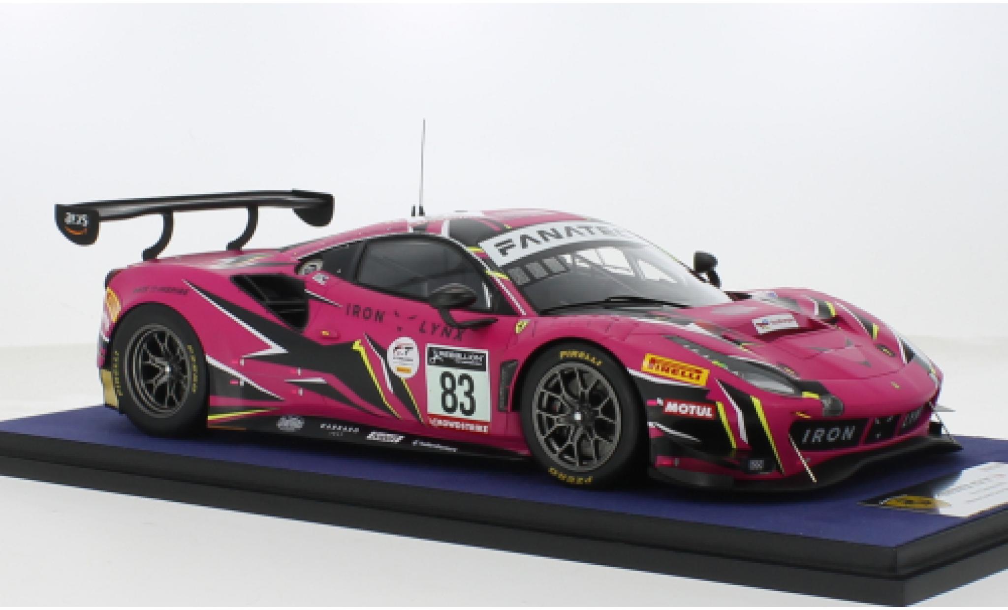 Ferrari 488 1/18 Look Smart GT3 EVO No.83 Iron Dames 24h Spa 2022 1:18 modelauto