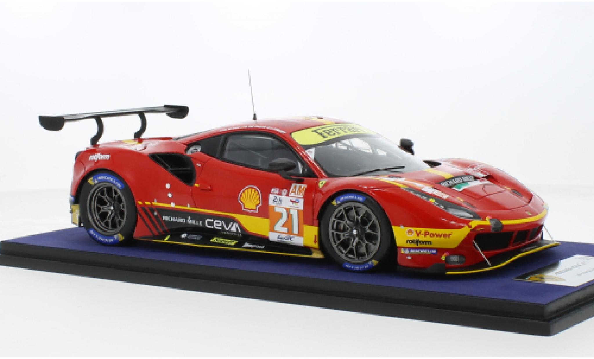 Ferrari 488 1/18 Look Smart GTE EVO No.21 AF Corse 24h Le Mans 2023 1:18 modelauto