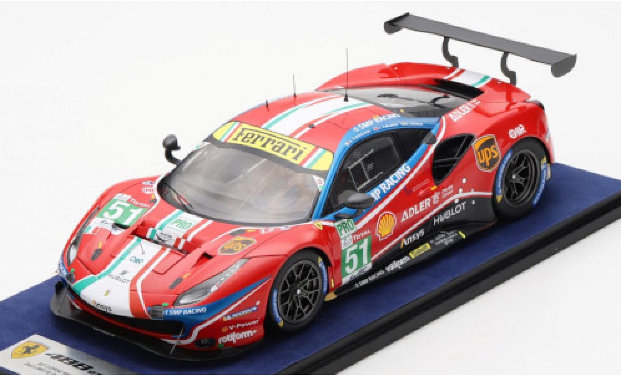 Ferrari 488 1/18 Look Smart GTE EVO No.51 AF Corse / SMP Racing 24h Le Mans 2020 J.Calado/A.Pier Guidi/D.Serra modelauto