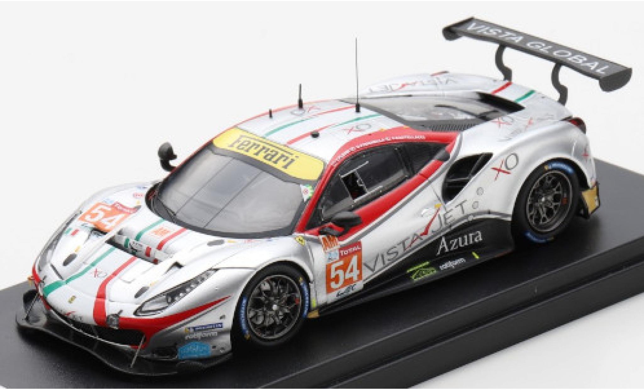 Ferrari 488 1/43 Look Smart GTE EVO No.54 AF Corse 24h Le Mans 2020 F.Castellacci/G.Fisica/T.Flohr modelauto