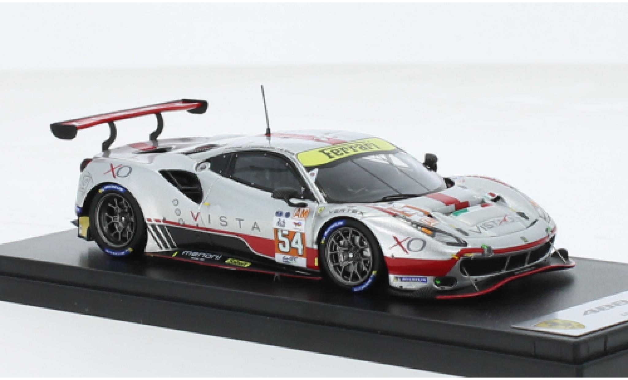 Ferrari 488 1/43 Look Smart GTE EVO No.54 AF Corse 24h Le Mans 2023 1:43 modelauto