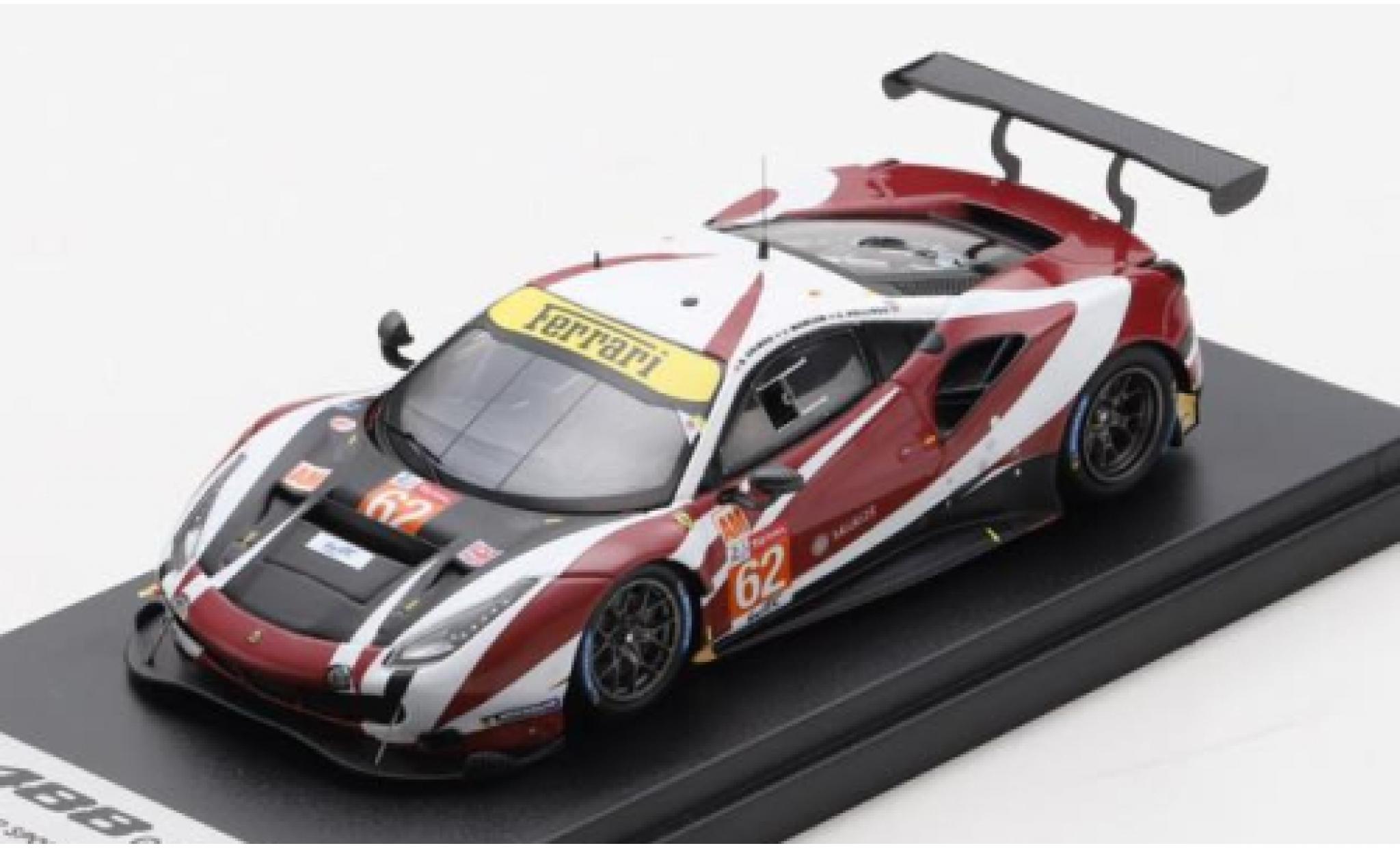 Ferrari 488 1/43 Look Smart GTE EVO No.62 Red River Sport 24h Le Mans 2020 B.Grimes/C.Hollings/J.Mowlem modelauto