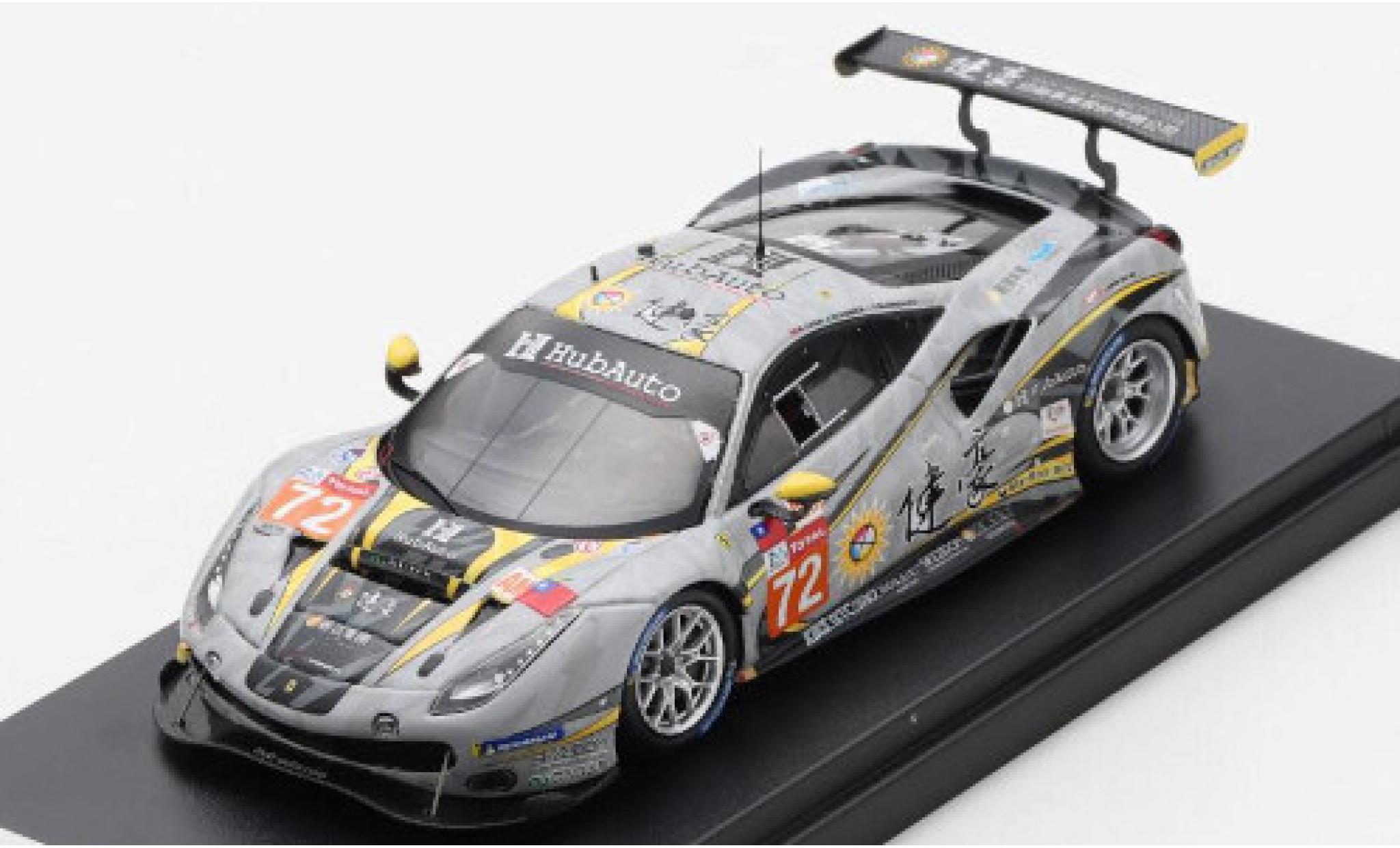 Ferrari 488 1/43 Look Smart GTE EVO No.72 Hub Auto Racing 24h Le Mans 2020 T.Blomqvist/M.Chen/M.Gomes modelauto
