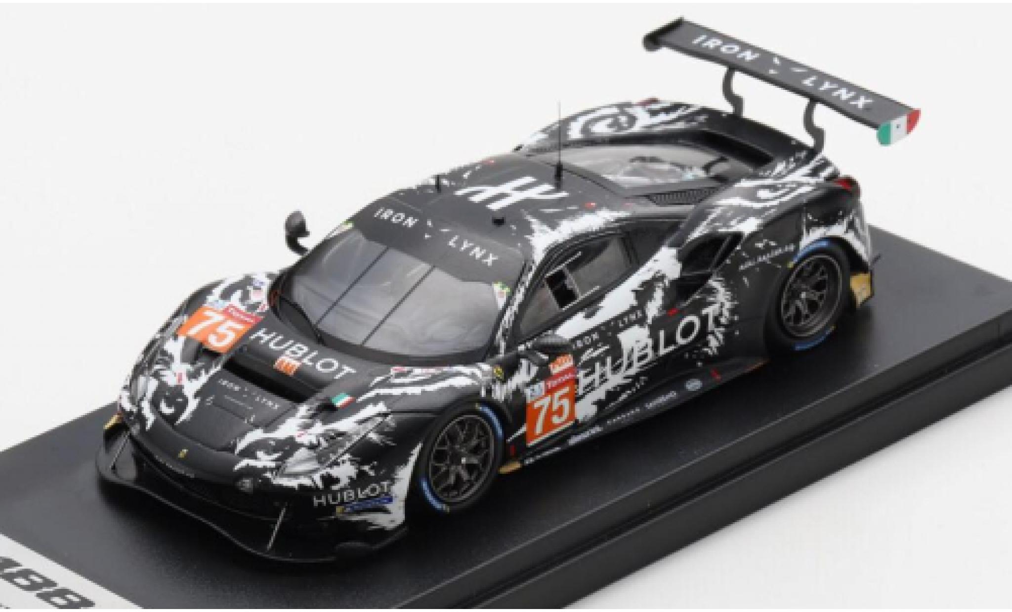 Ferrari 488 1/43 Look Smart GTE EVO No.75 Iron Lynx 24h Le Mans 2020 M.Cressoni/R.Mastronardi/A.Piccini modelauto