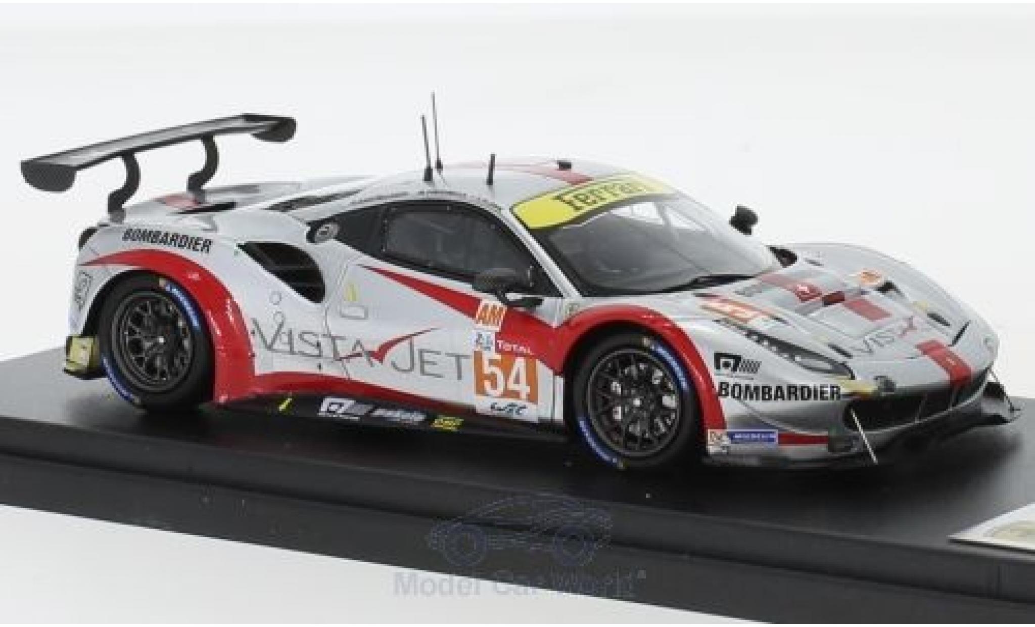 Ferrari 488 1/43 Look Smart GTE No.54 Spirit of Race 24h Le Mans 2018 T.Flohr/F.Castellacci/G.Fisica modelauto
