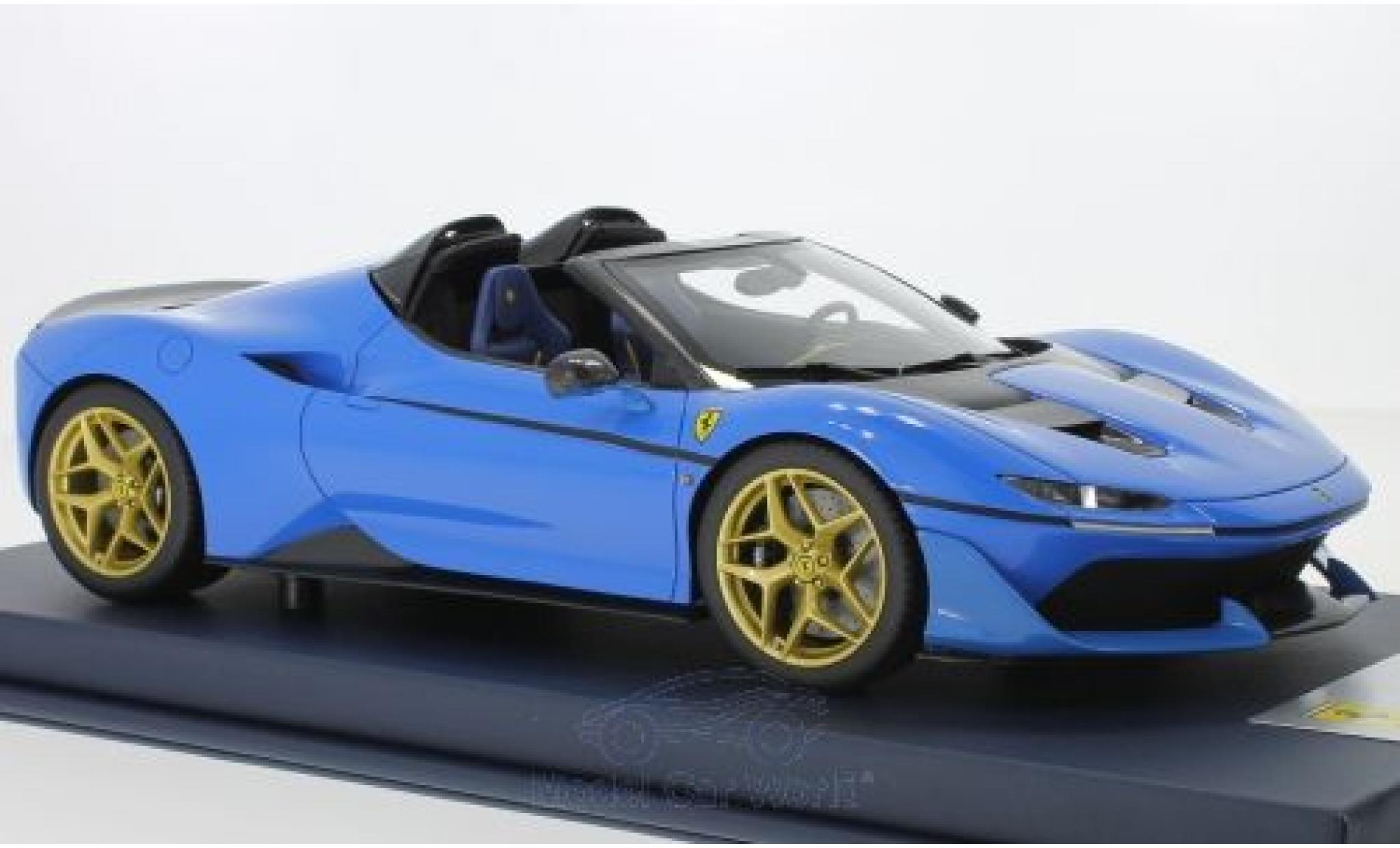 Ferrari J50 1/18 Look Smart blauw 2016 modelauto