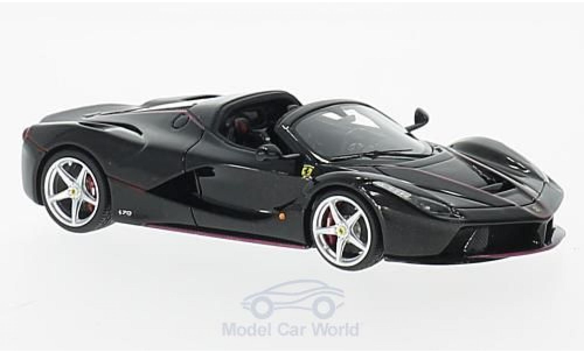 Ferrari LaFerrari 1/43 Look Smart La Aperta zwart Paris Motorshow 2016 modelauto