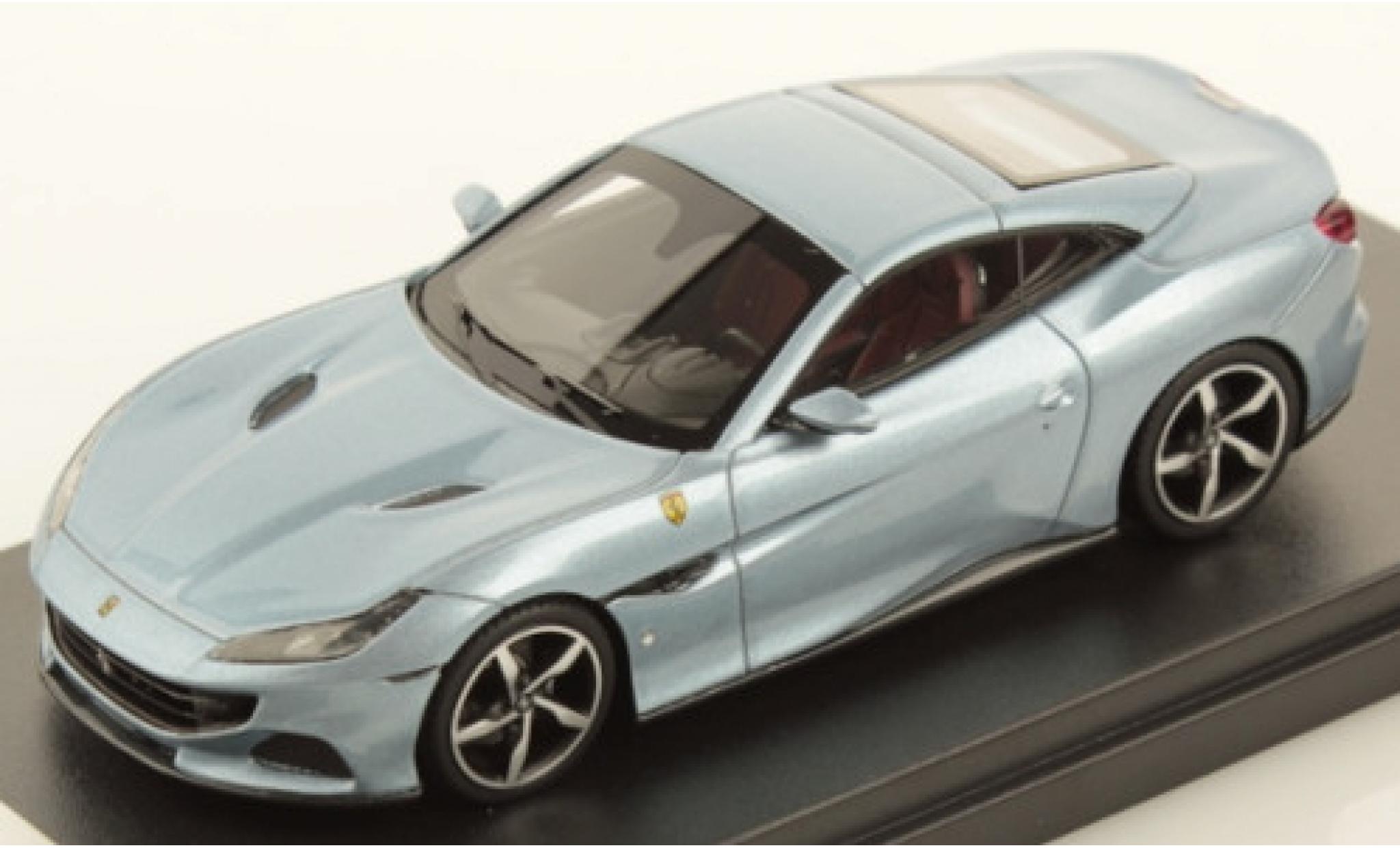 Ferrari Portofino 1/43 Look Smart M metallic grijs modelauto