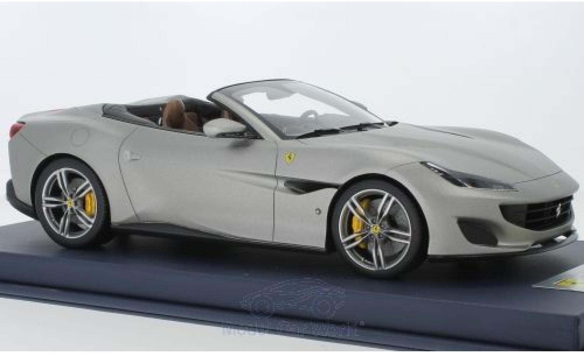 Ferrari Portofino 1/18 Look Smart matt-grijs 2018 modelauto