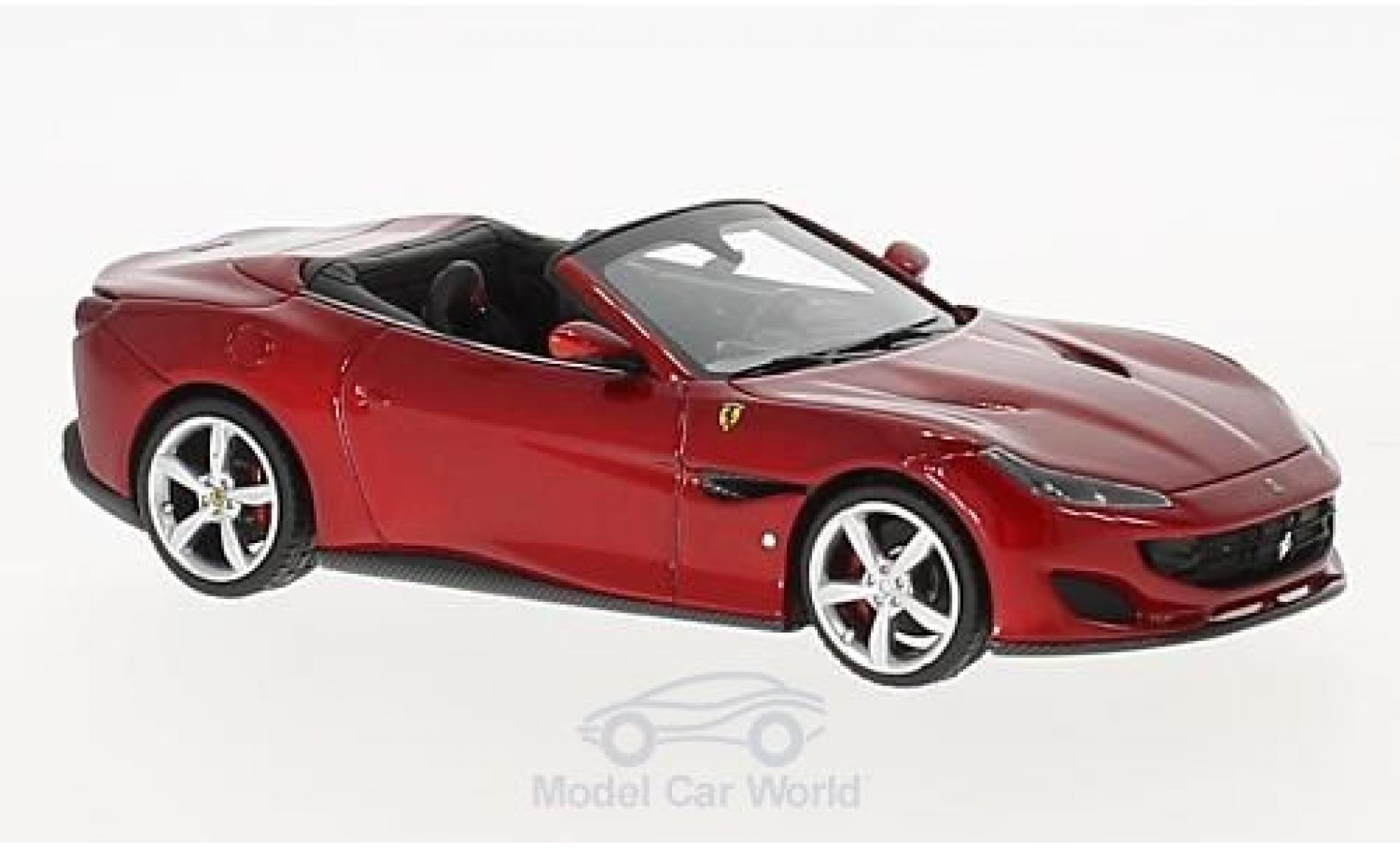Ferrari Portofino 1/43 Look Smart metallic rood modelauto