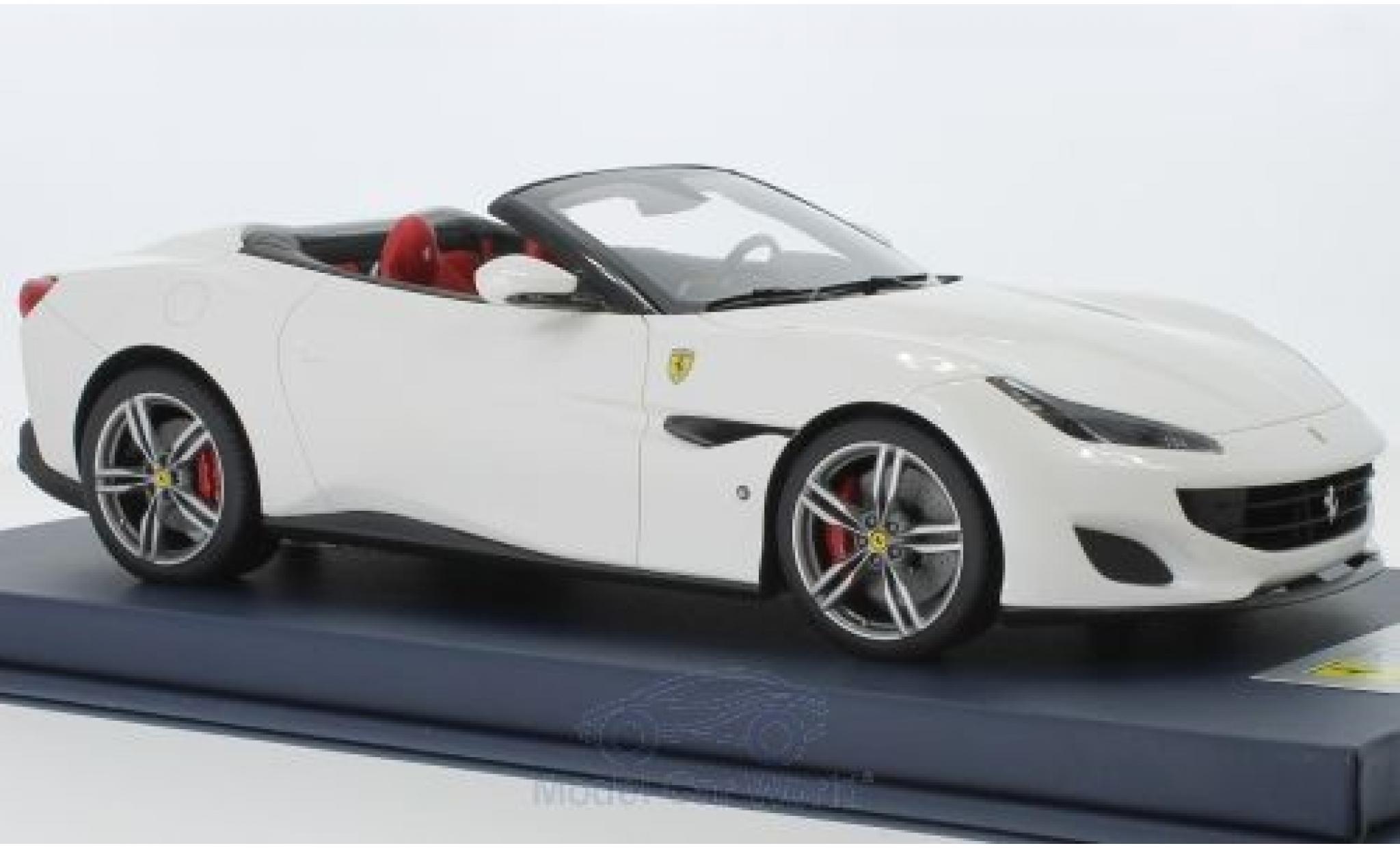 Ferrari Portofino 1/18 Look Smart metallic wit 2018 modelauto