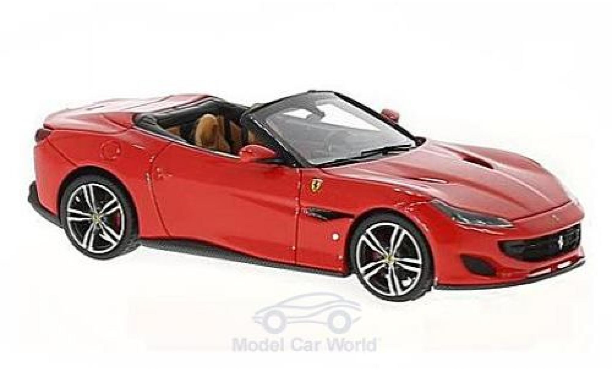 Ferrari Portofino 1/43 Look Smart rood/zwart modelauto