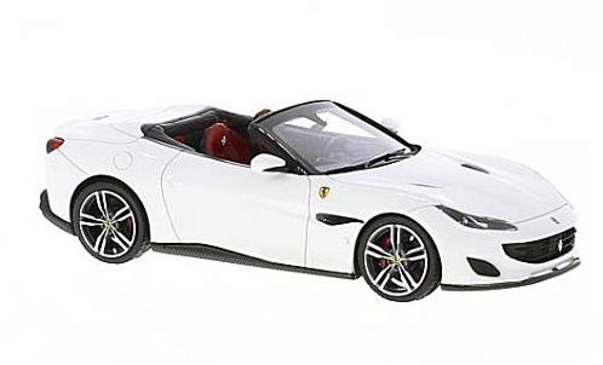 Ferrari Portofino 1/43 Look Smart wit/zwart modelauto