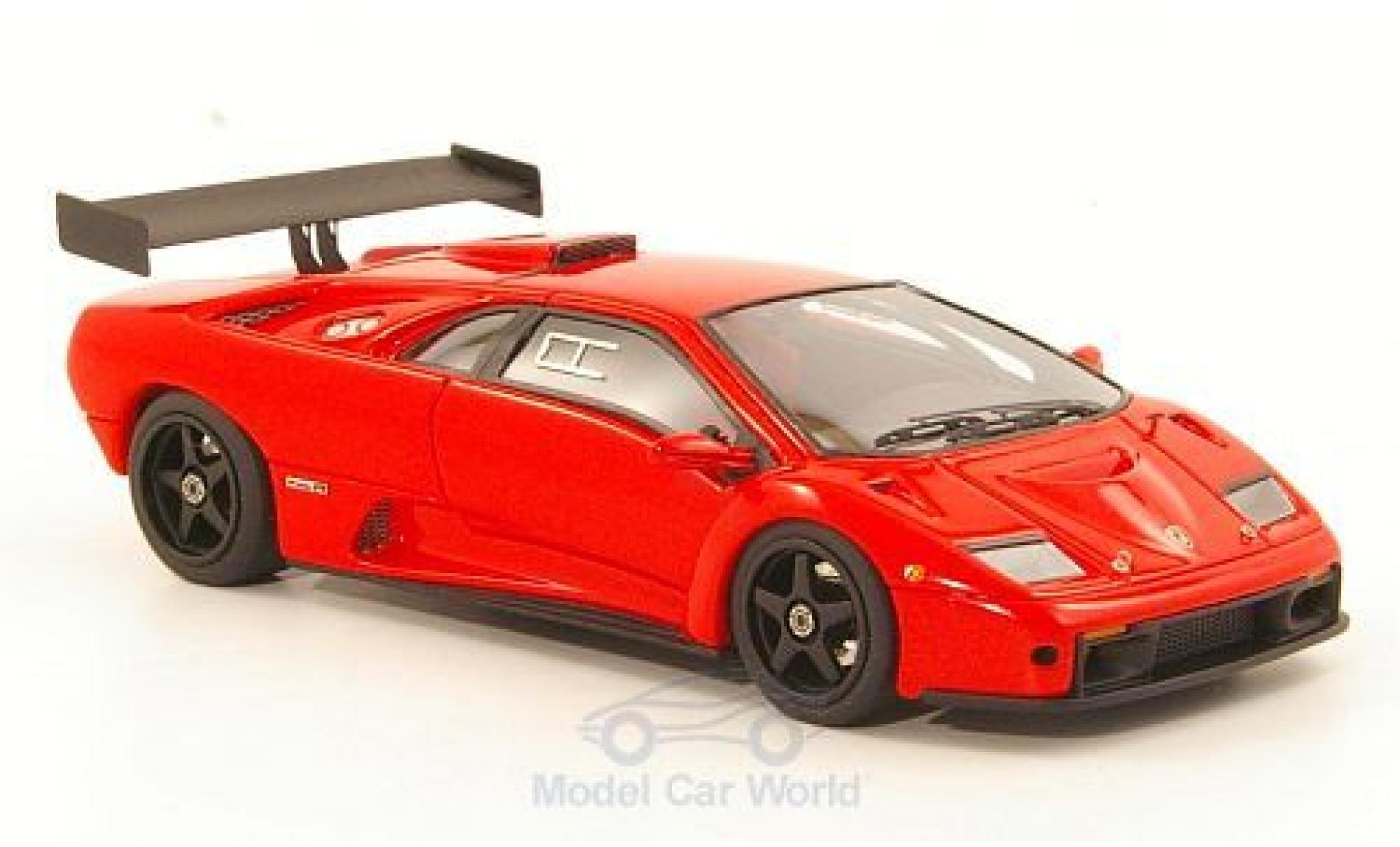 Lamborghini Diablo GTR 1/43 Look Smart GTR metallic rood 1999 modelauto