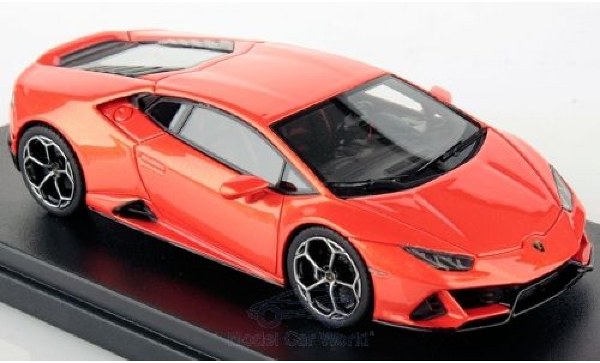 Lamborghini Huracan 1/43 Look Smart Evo metallic oranje modelauto