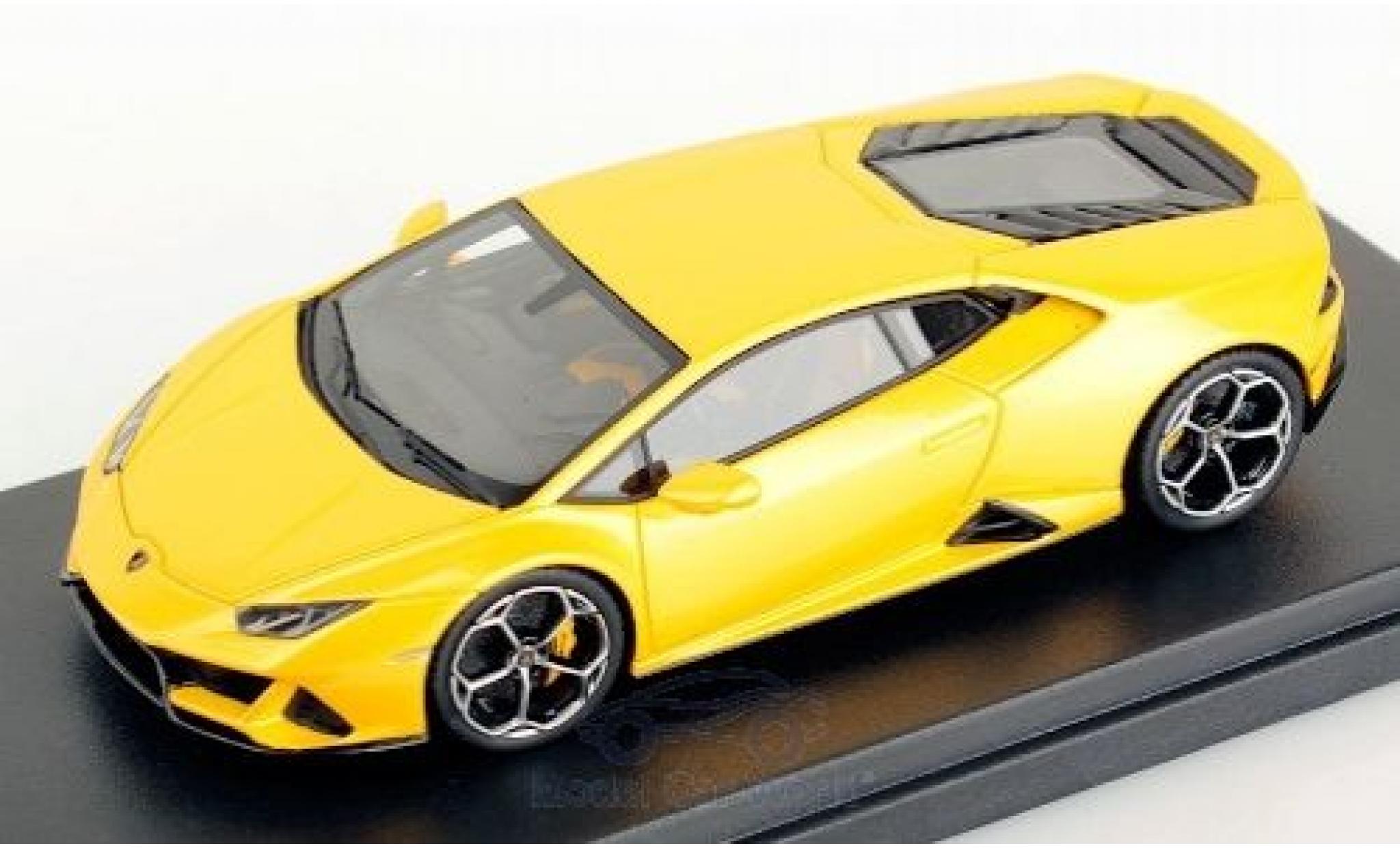 Lamborghini Huracan 1/43 Look Smart Evo metallic geel 2019 modelauto